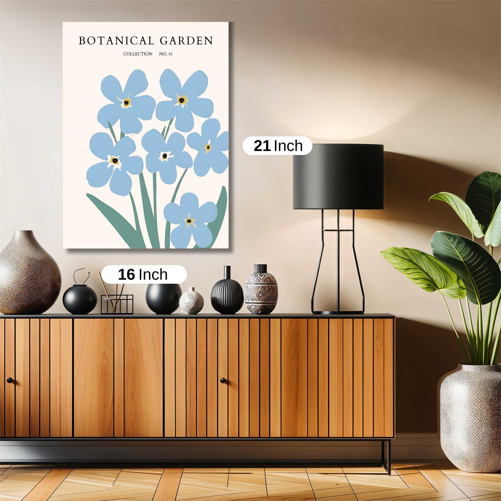 Forget-Me-Not Bliss Safe Wall Magnetic / M