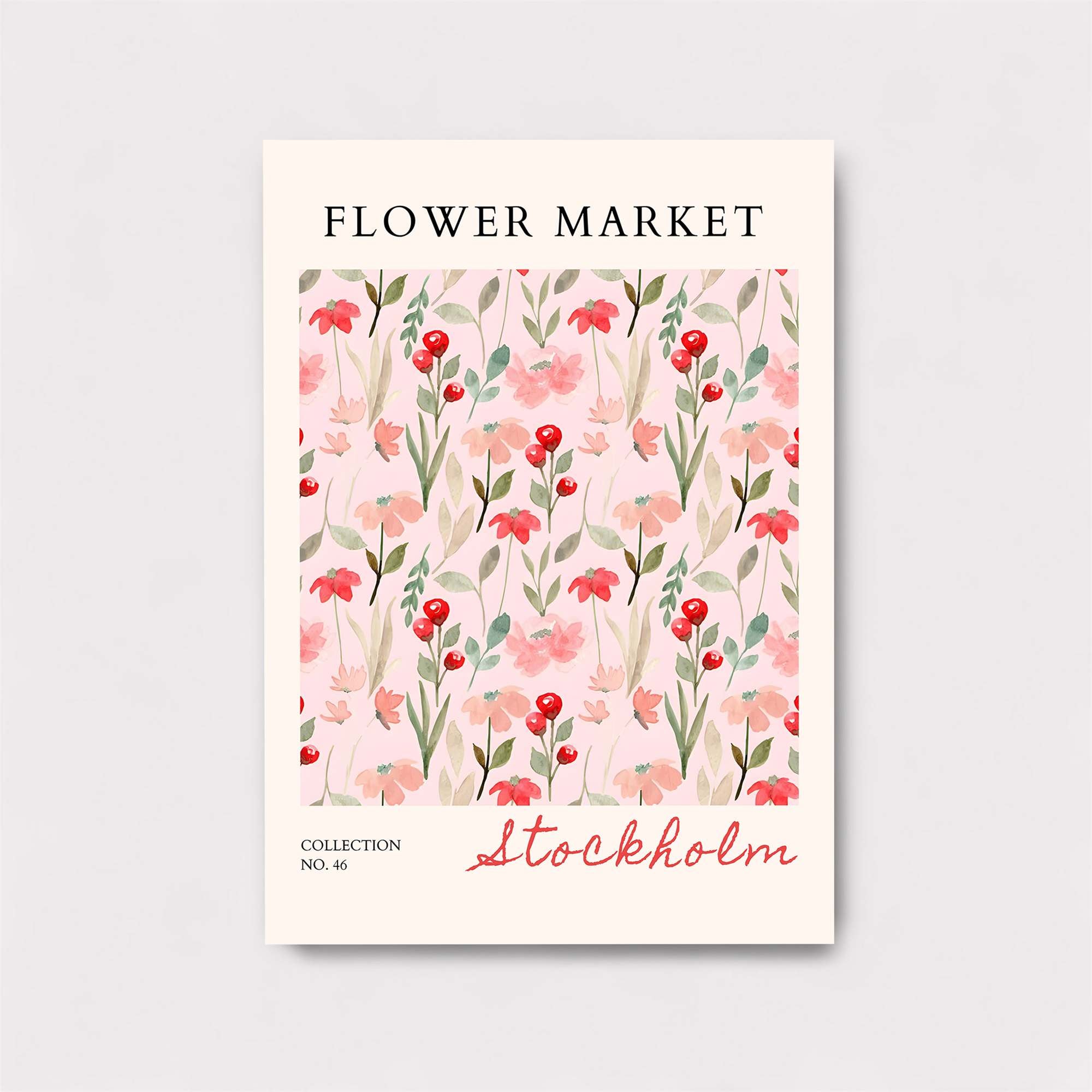 Floral Serenity Safe Wall Magnetic / M