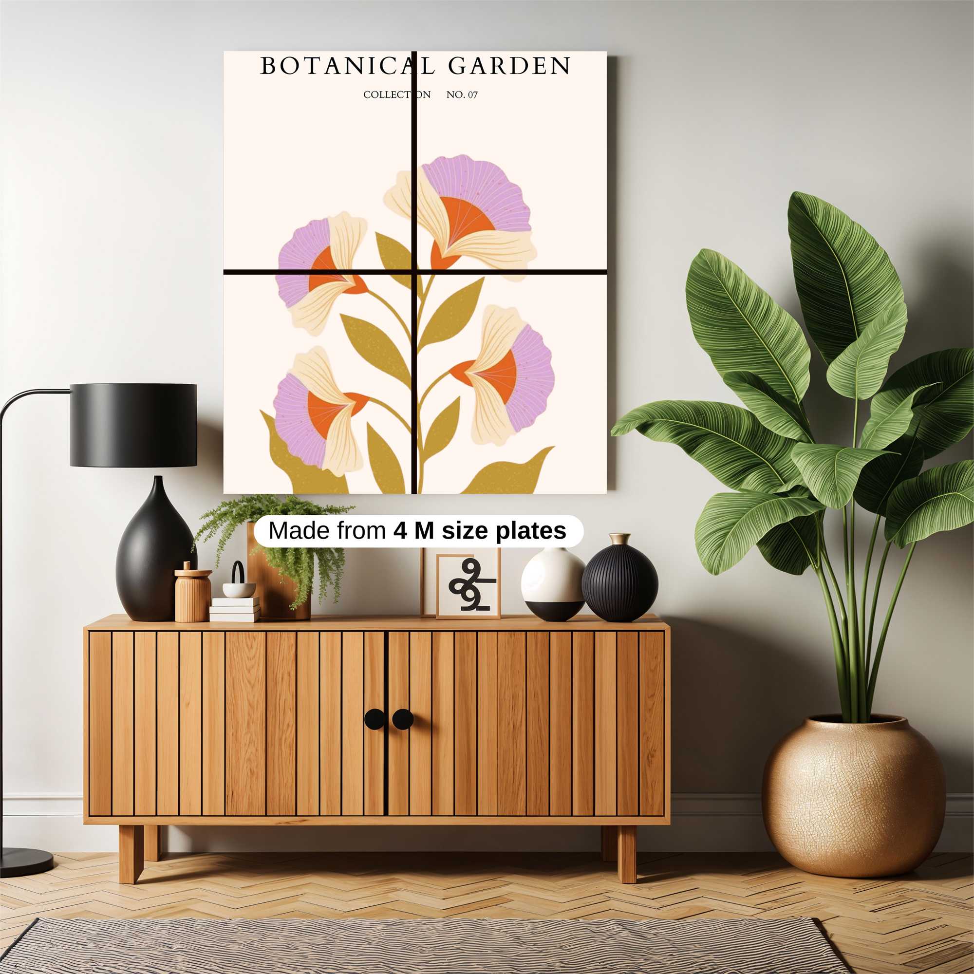 Botanical Bliss Safe Wall Magnetic / M
