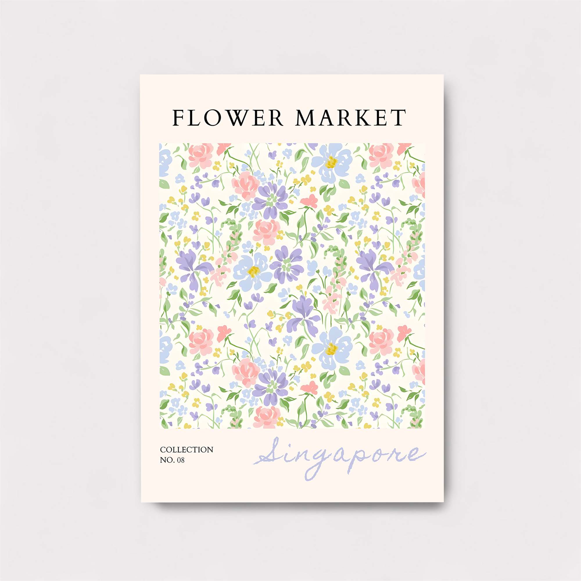 Floral Harmony Safe Wall Magnetic / M