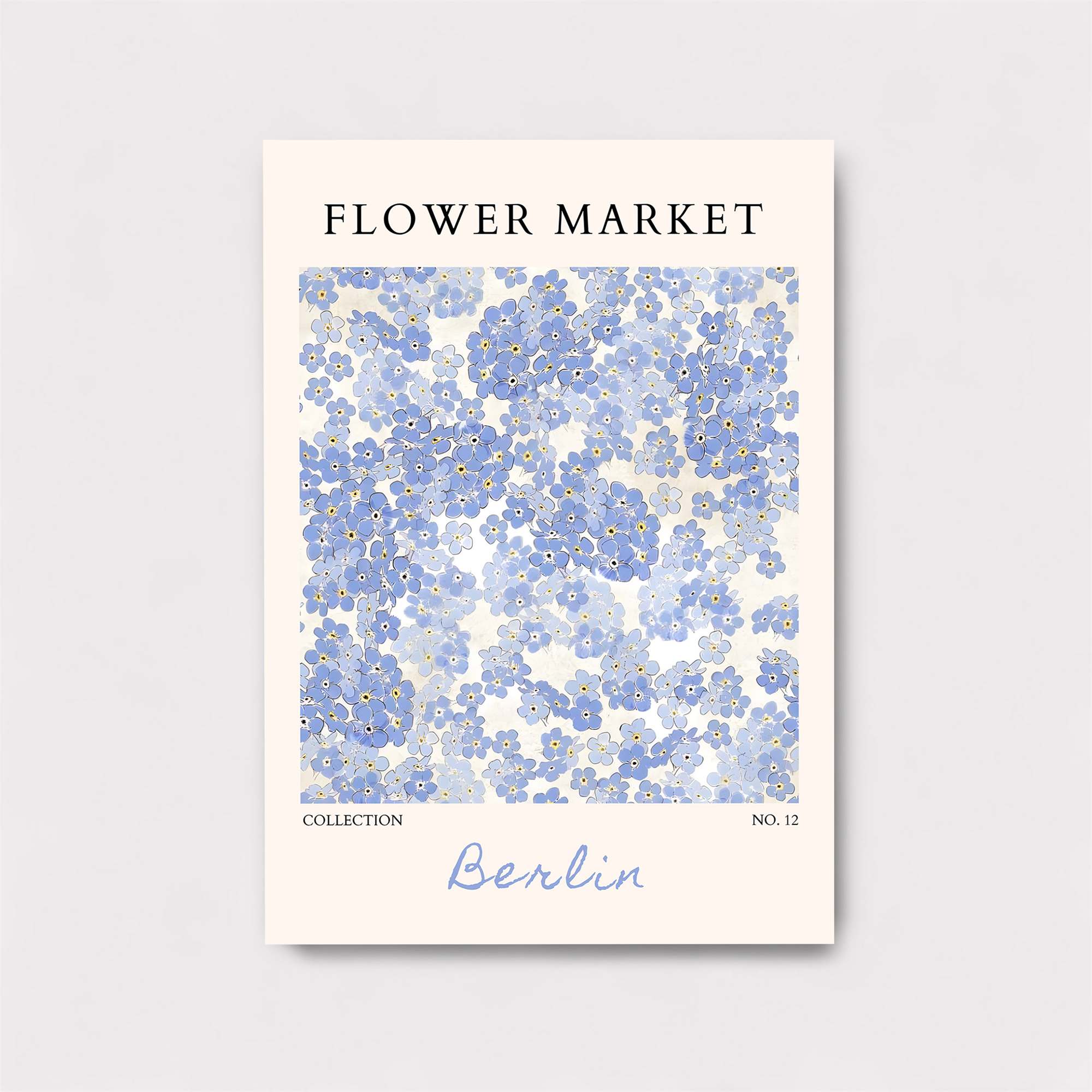 Forget-Me-Not Serenity Safe Wall Magnetic / M