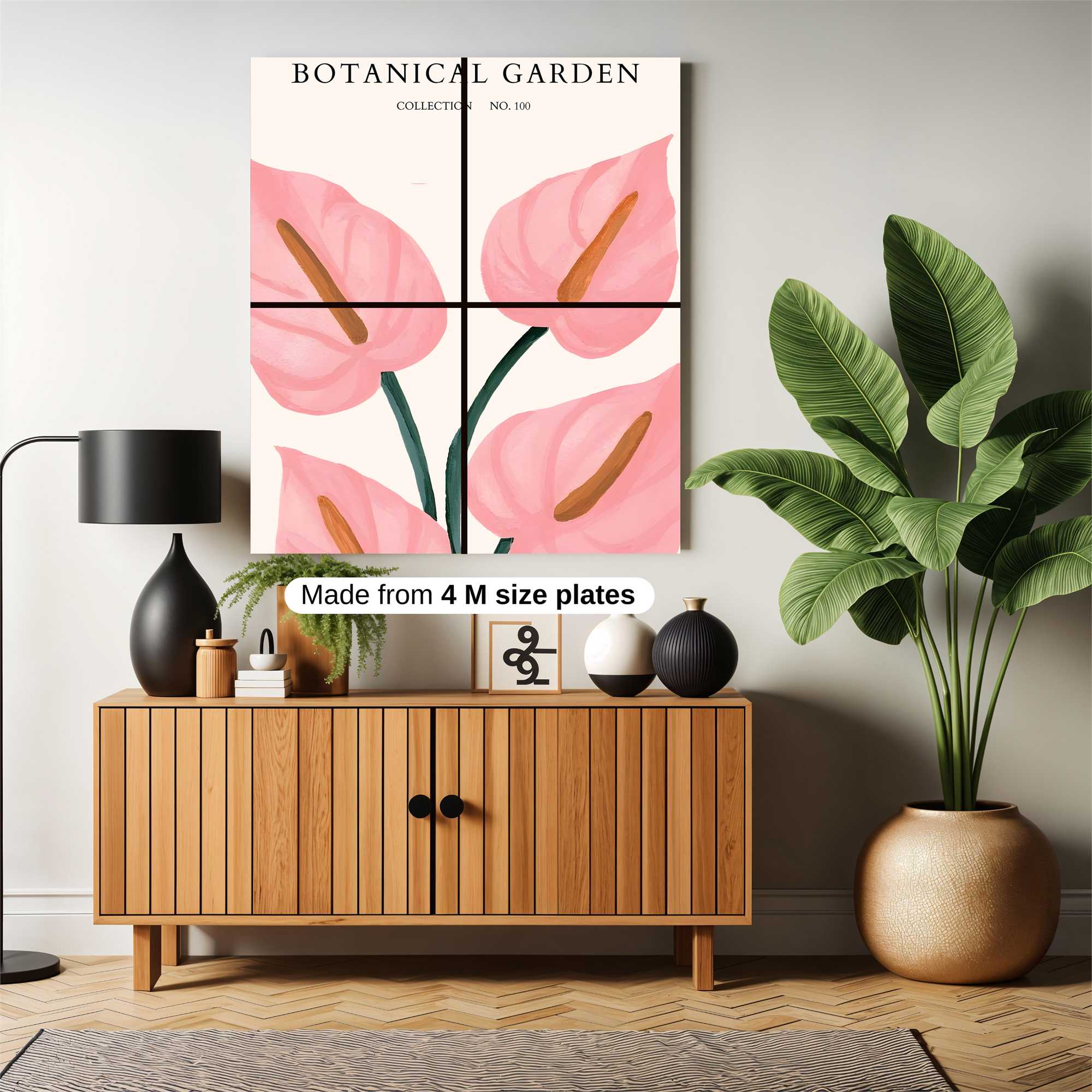 Anthurium Serenity Safe Wall Magnetic / M