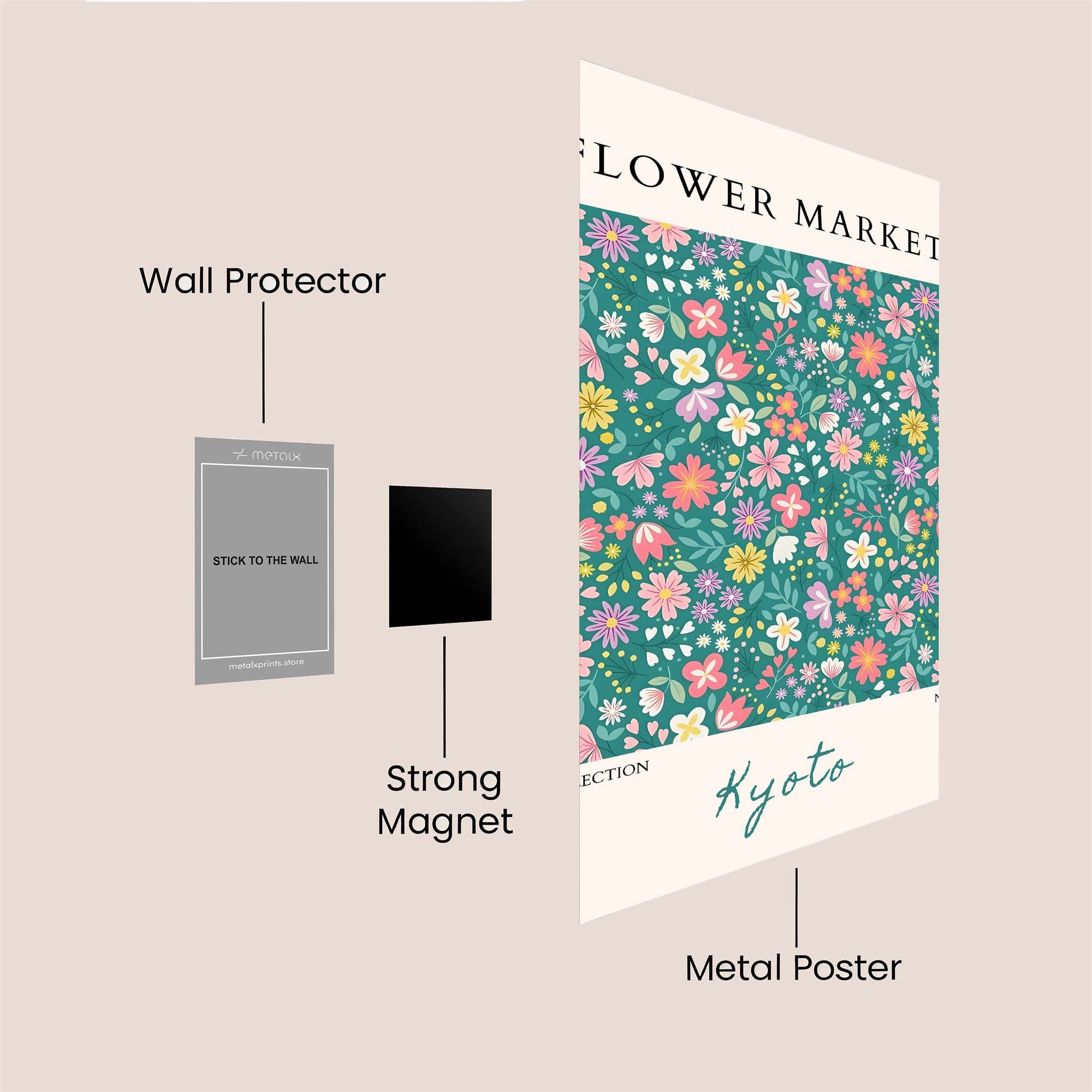 Kyoto Whimsy Safe Wall Magnetic / M
