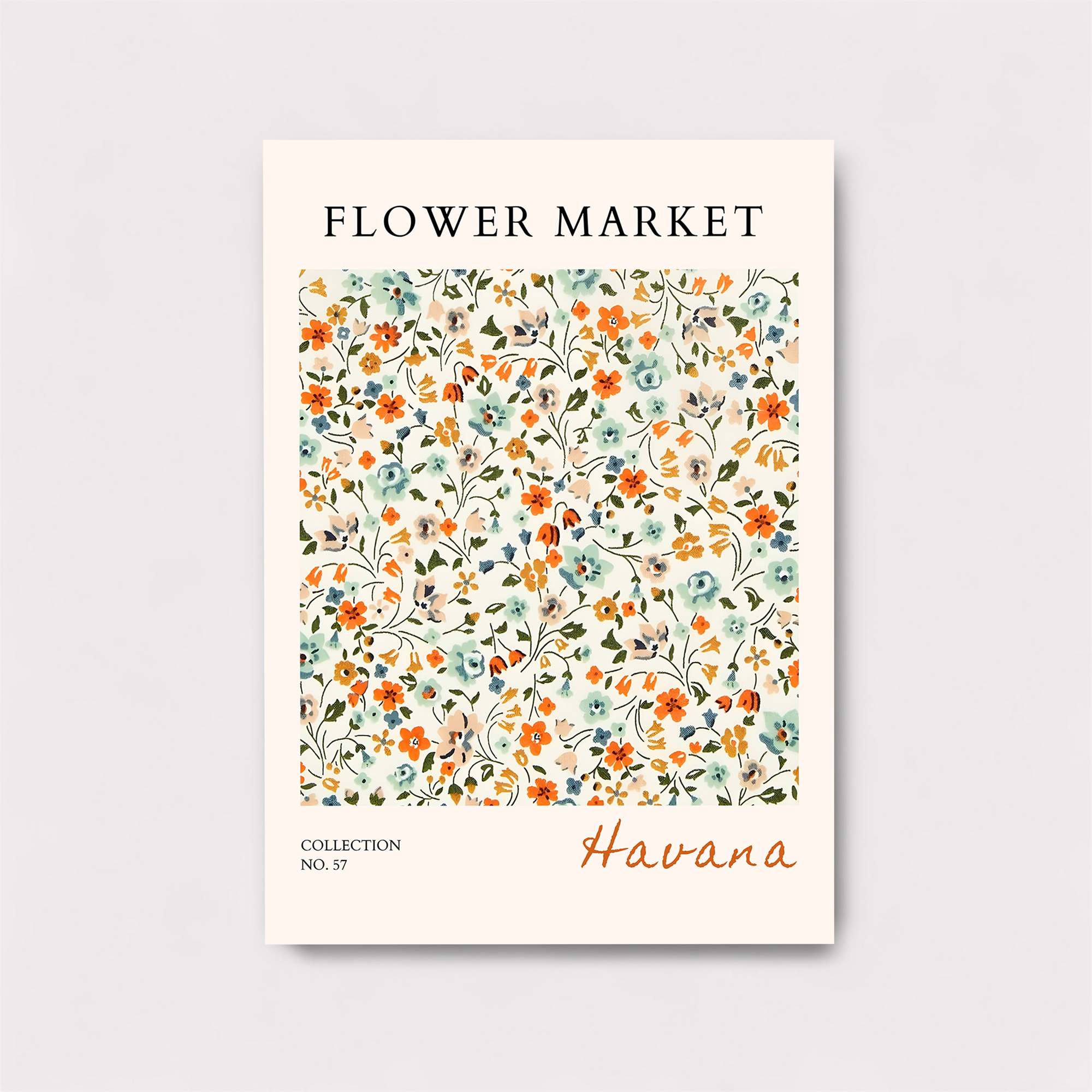 Floral Whimsy Safe Wall Magnetic / M