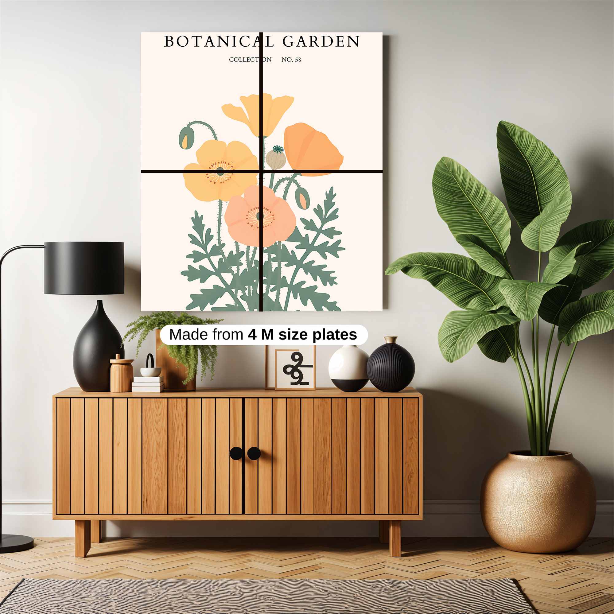 Poppy Serenity Safe Wall Magnetic / M