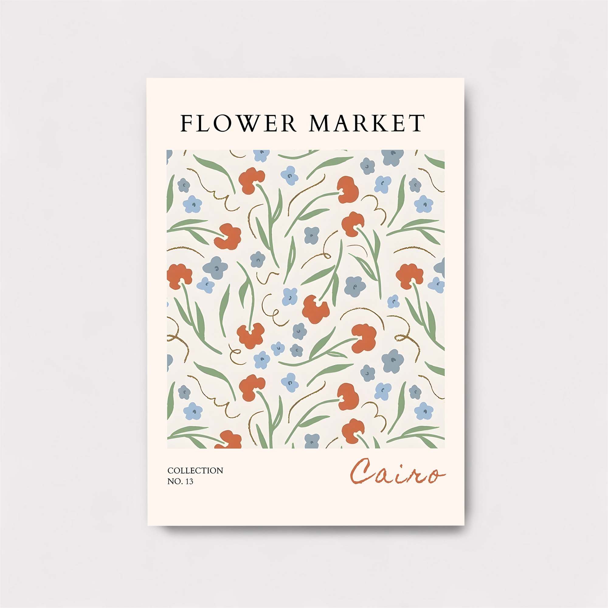 Floral Whimsy Safe Wall Magnetic / M