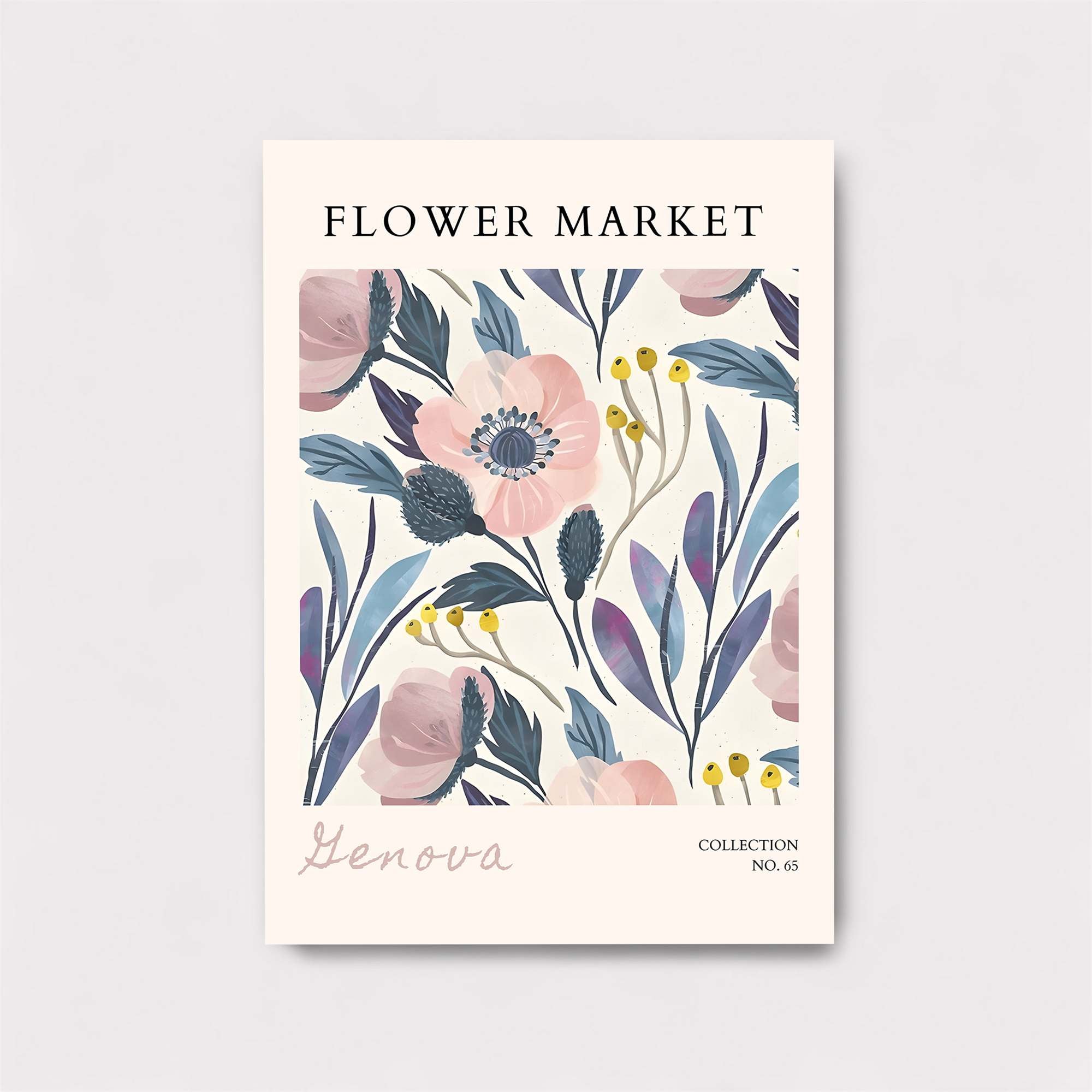 Flower Whimsy Safe Wall Magnetic / M