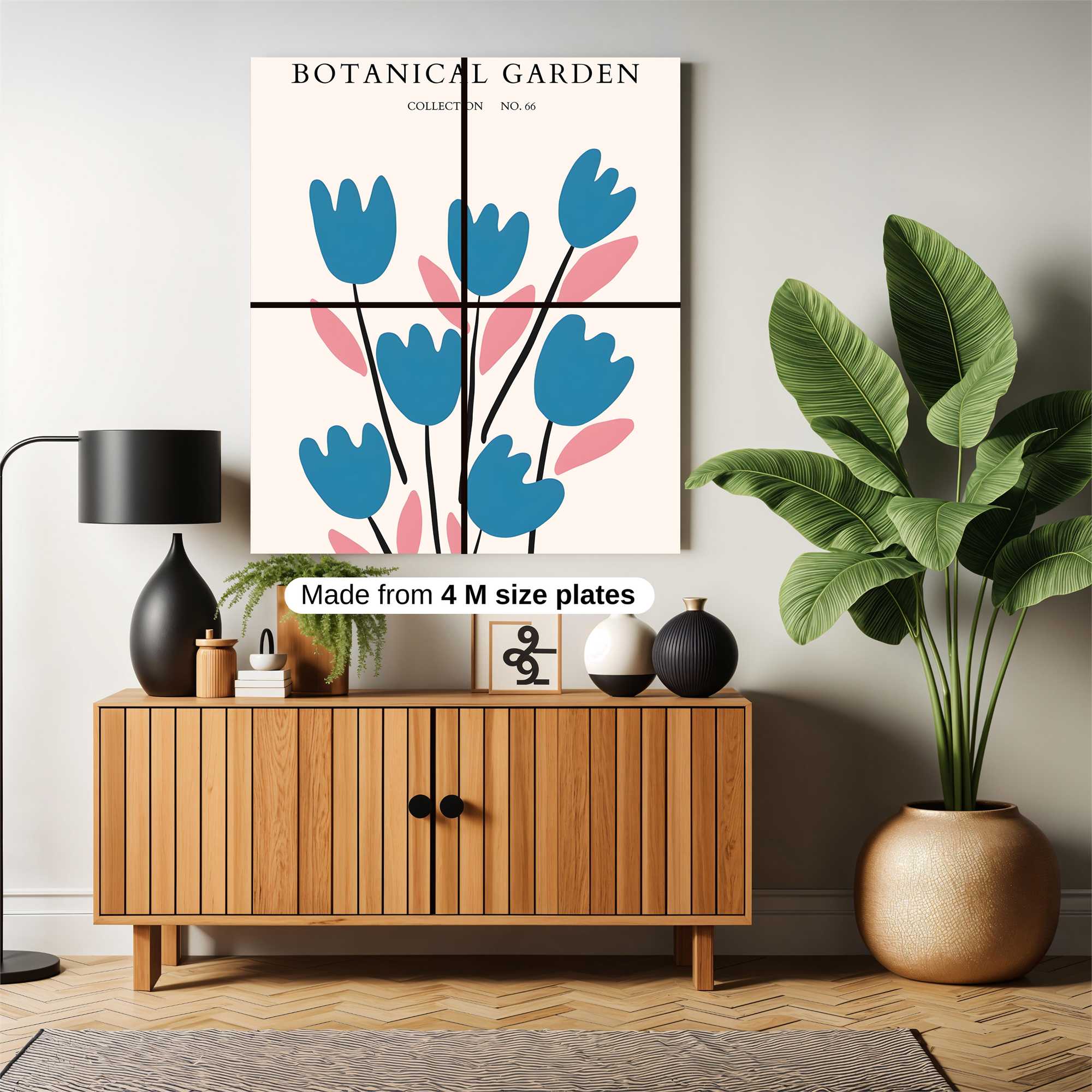 Botanical Serenity Safe Wall Magnetic / M
