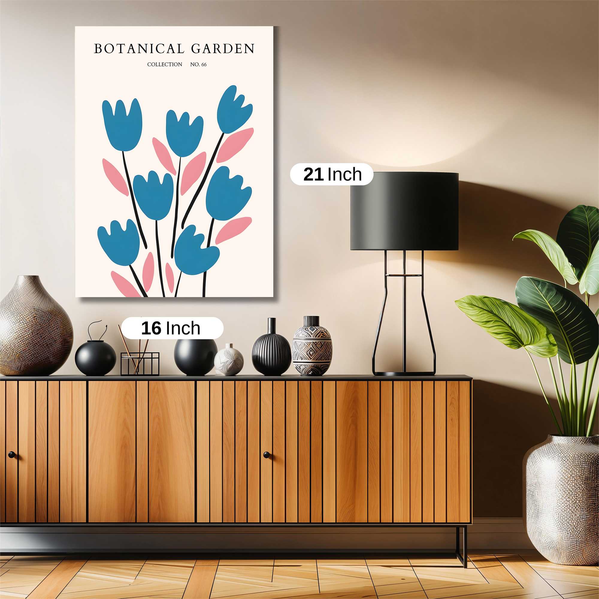 Botanical Serenity Safe Wall Magnetic / M