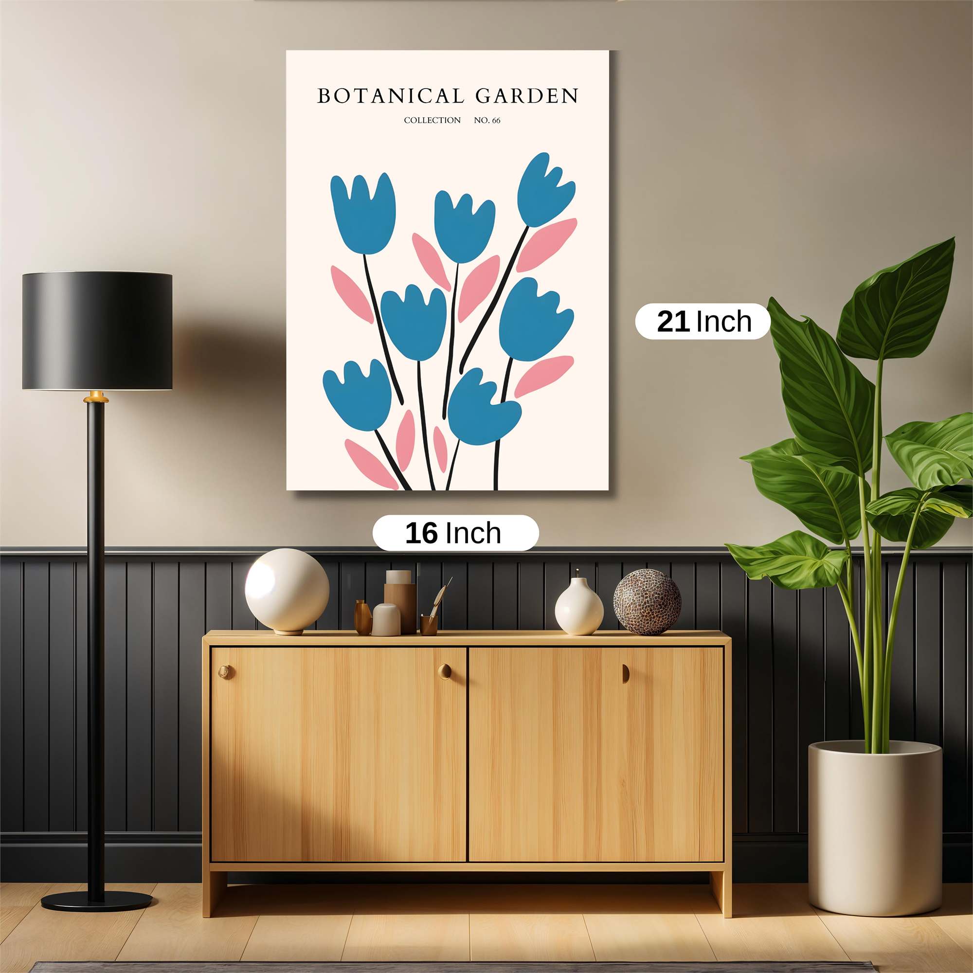 Botanical Serenity Safe Wall Magnetic / M