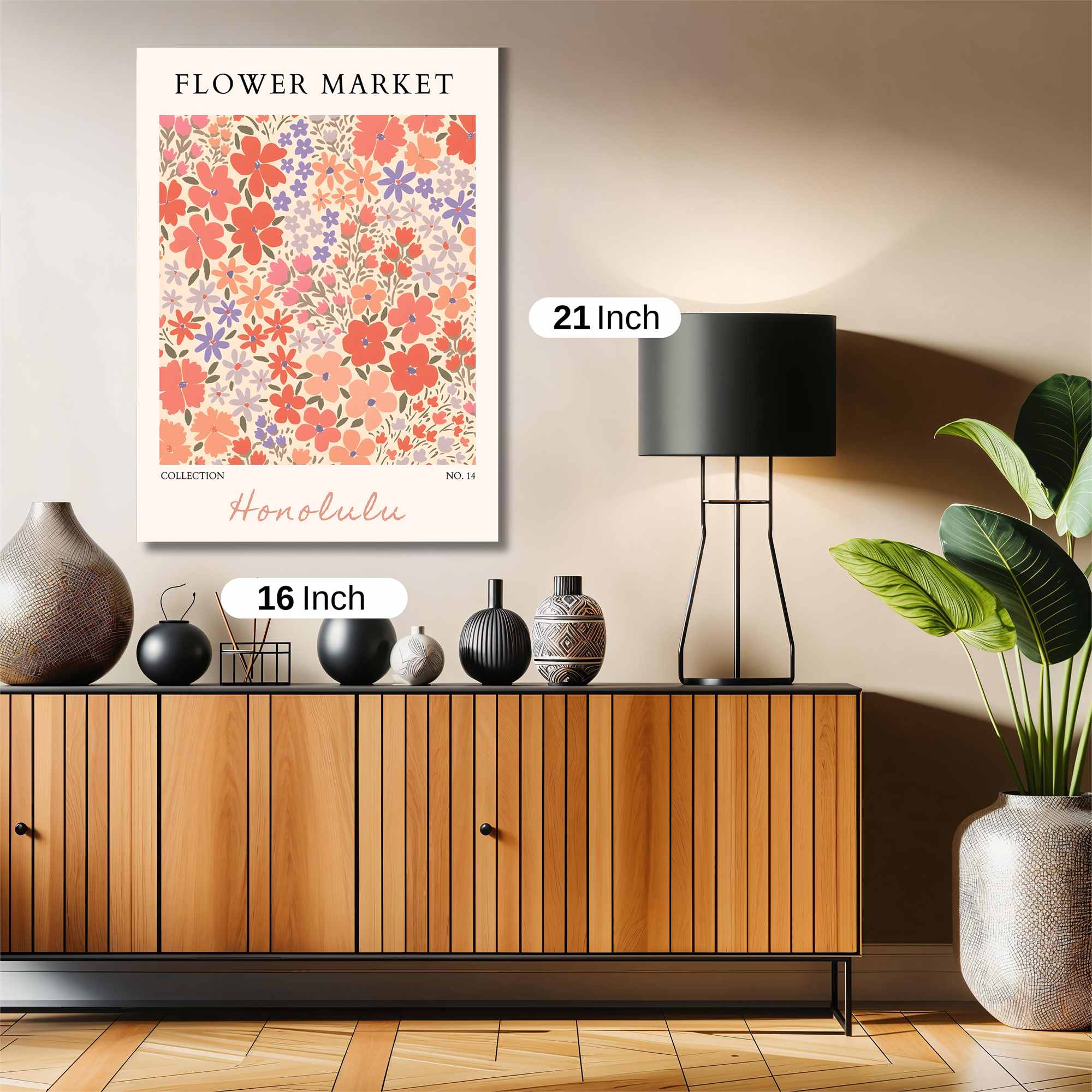 Floral Bliss Safe Wall Magnetic / M