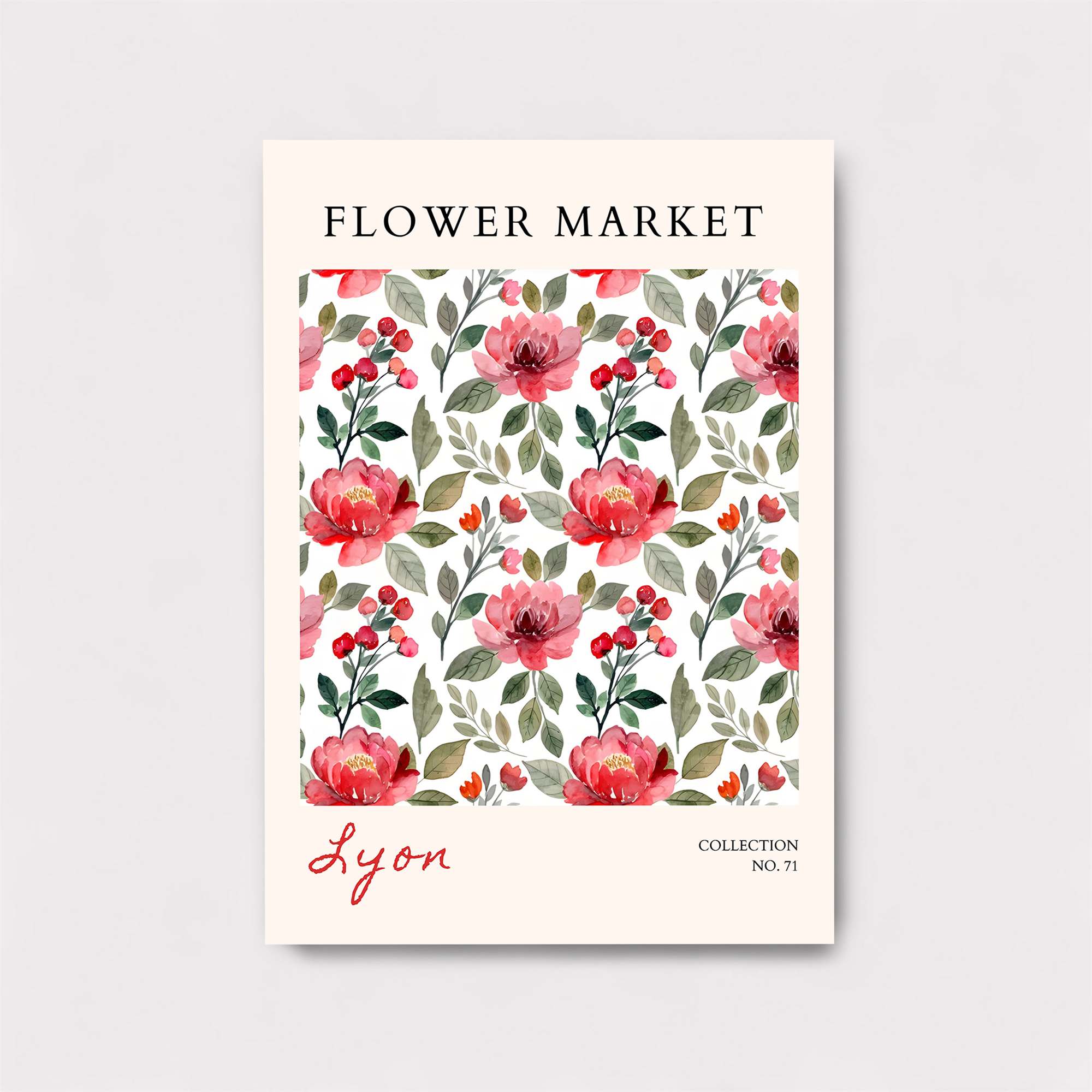 Flower Whimsy Safe Wall Magnetic / M