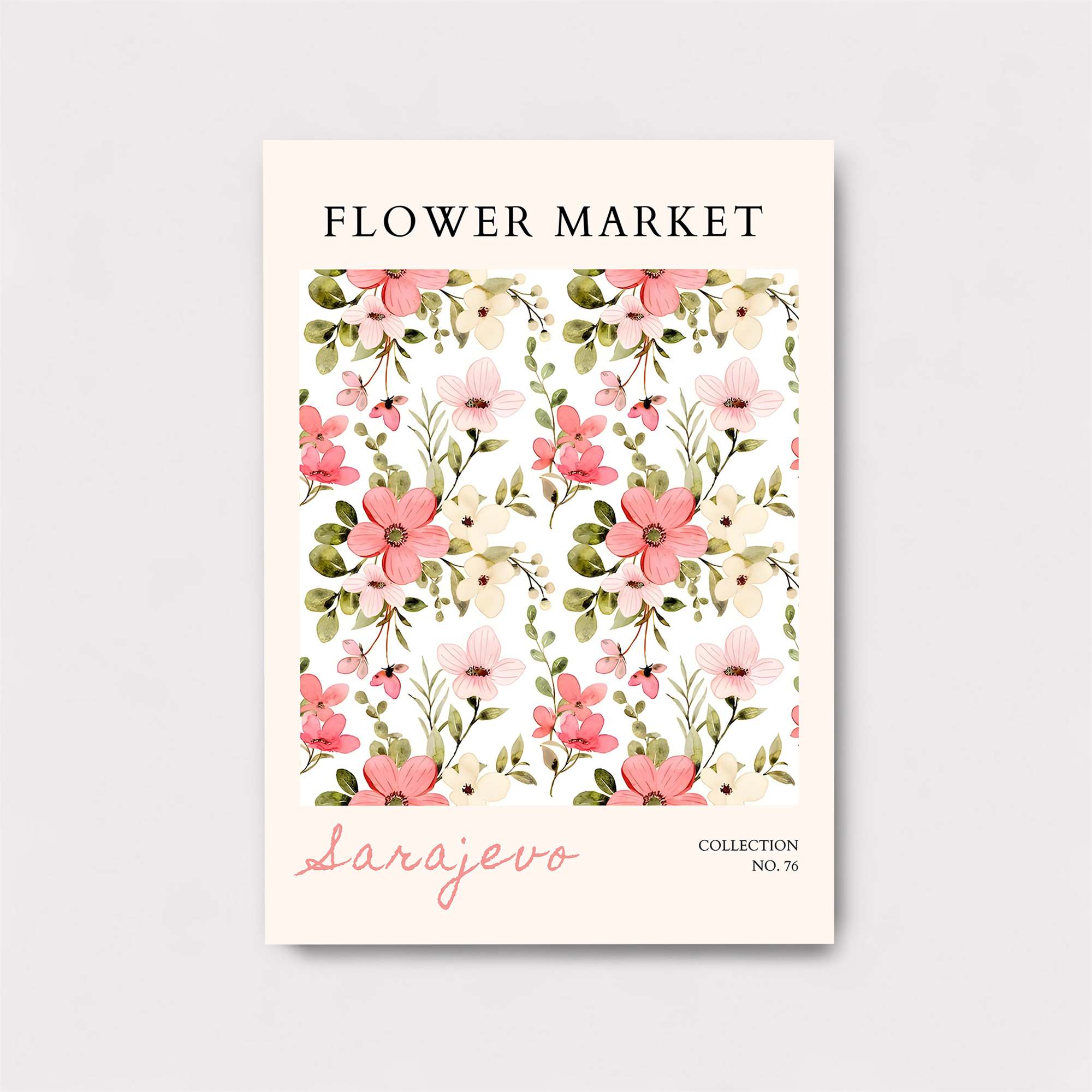 Flower Whimsy Safe Wall Magnetic / M