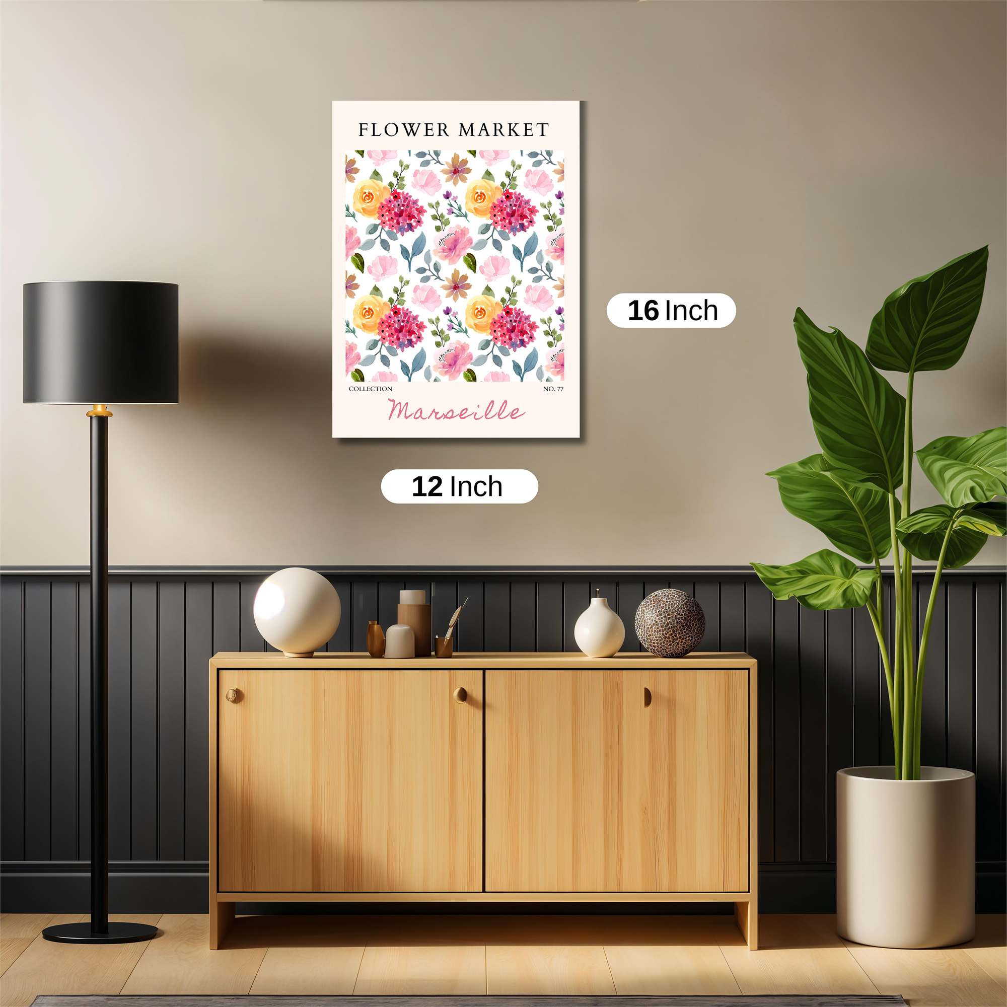 Floral Bliss Safe Wall Magnetic / M