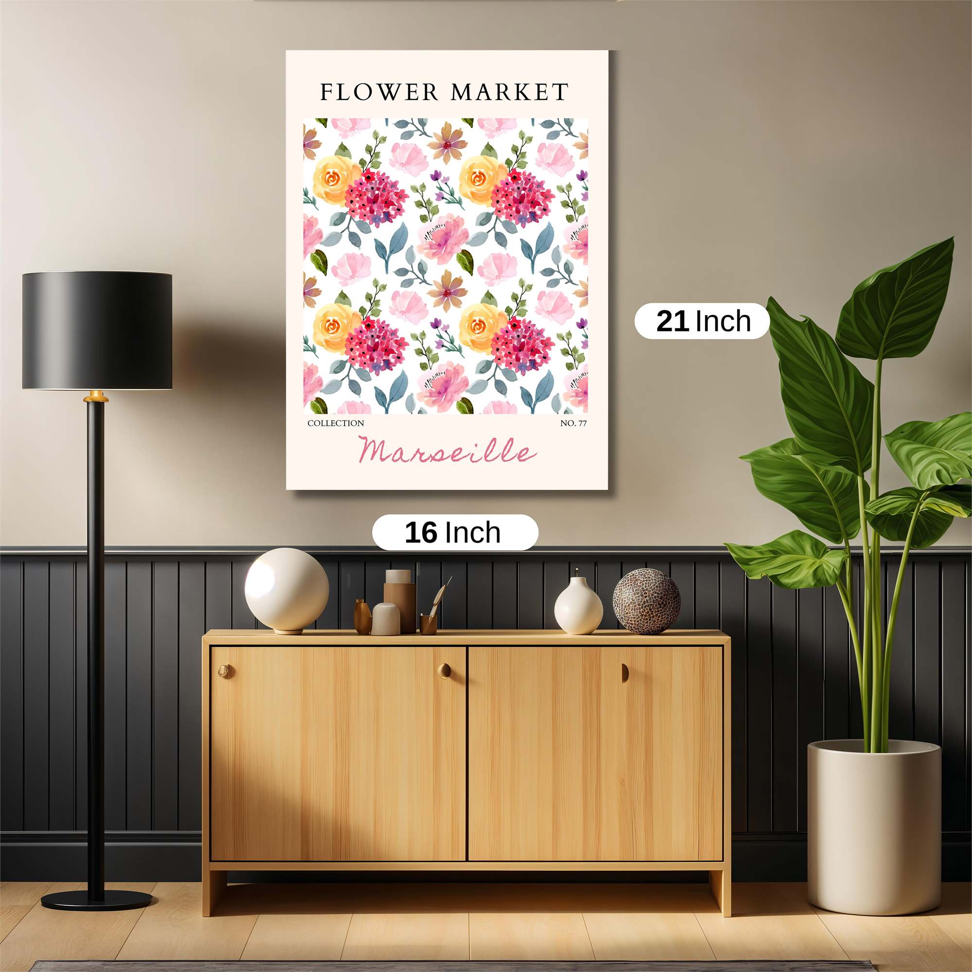 Floral Bliss Safe Wall Magnetic / M