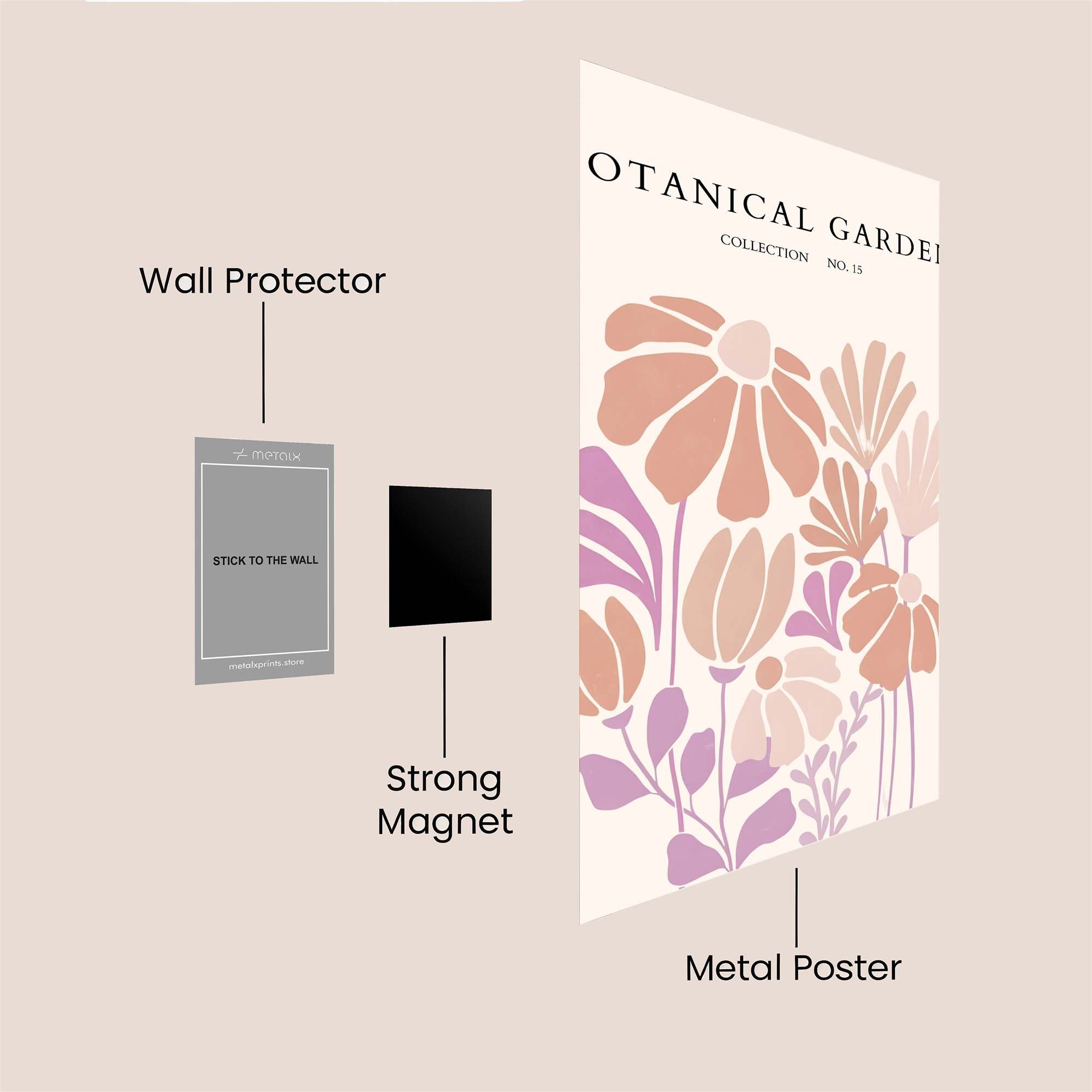 Garden Serenity Safe Wall Magnetic / M