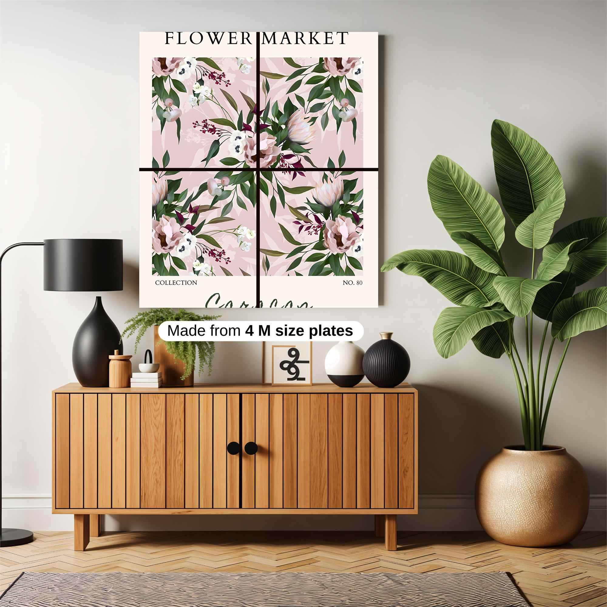 Floral Bliss Safe Wall Magnetic / M