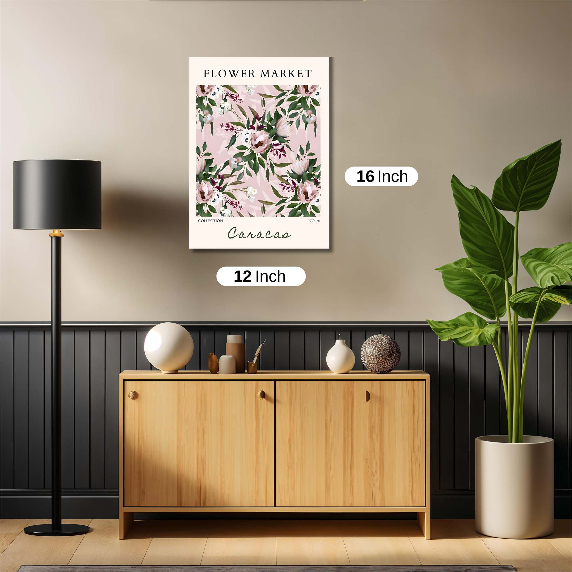 Floral Bliss Safe Wall Magnetic / M
