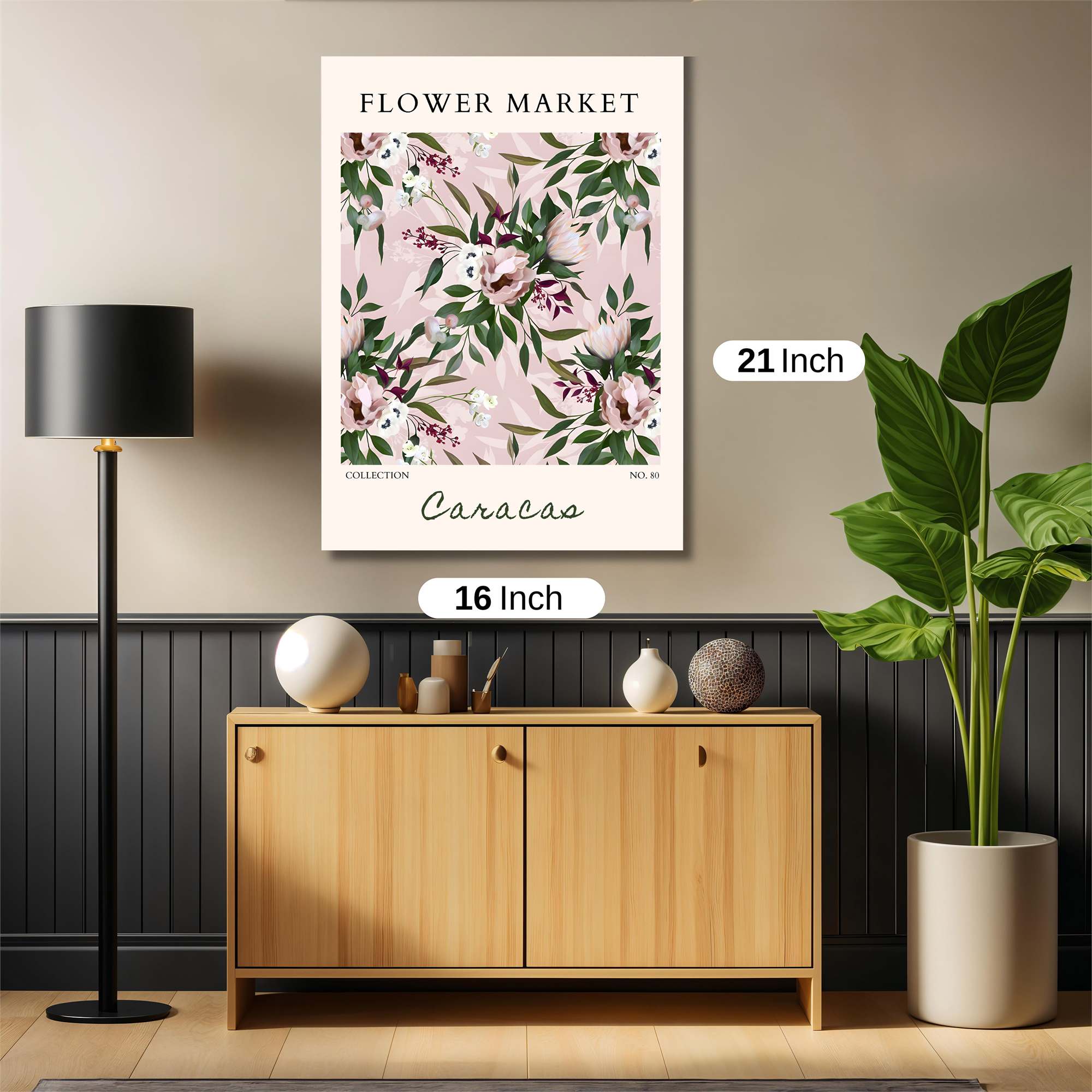 Floral Bliss Safe Wall Magnetic / M