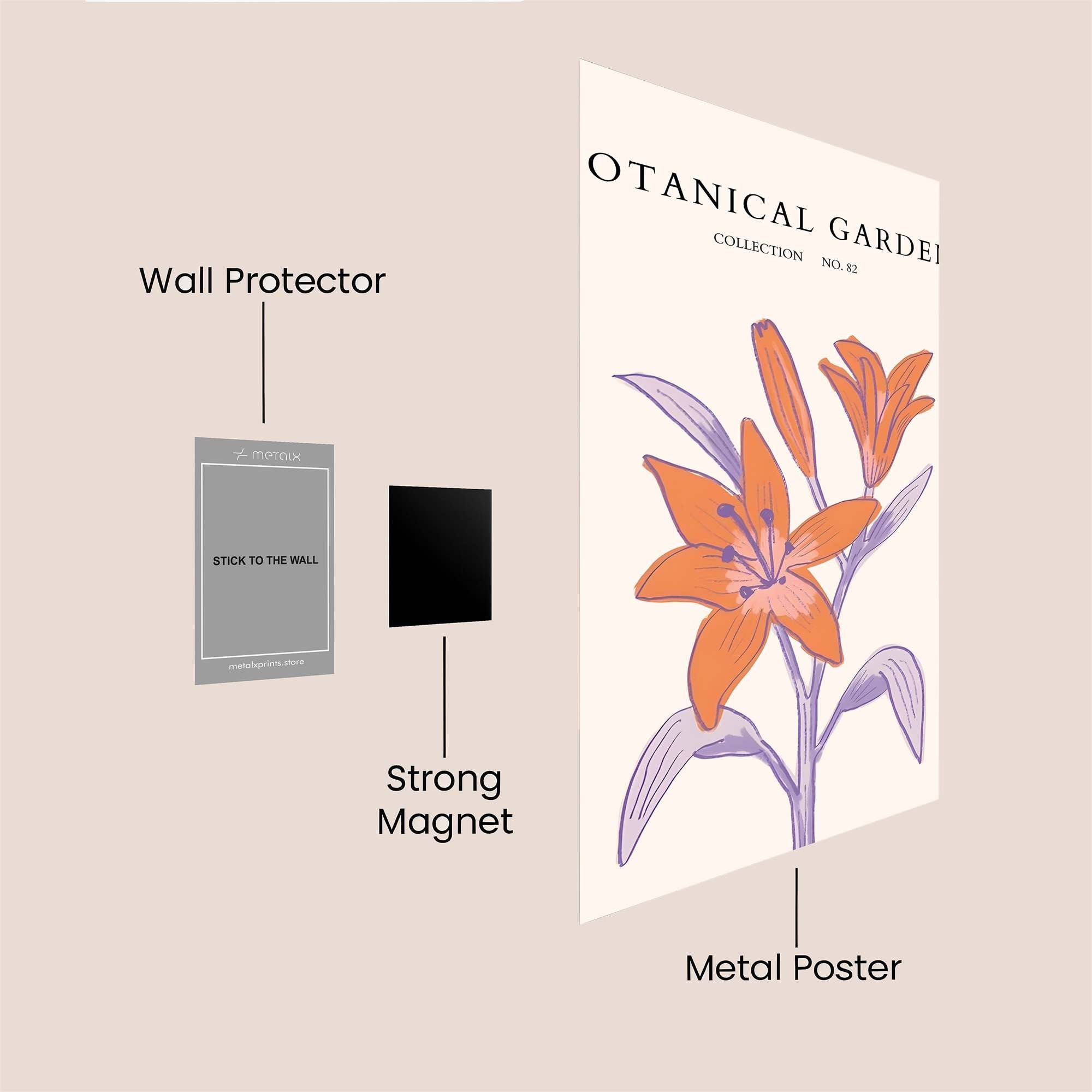 Lily Serenity Safe Wall Magnetic / M