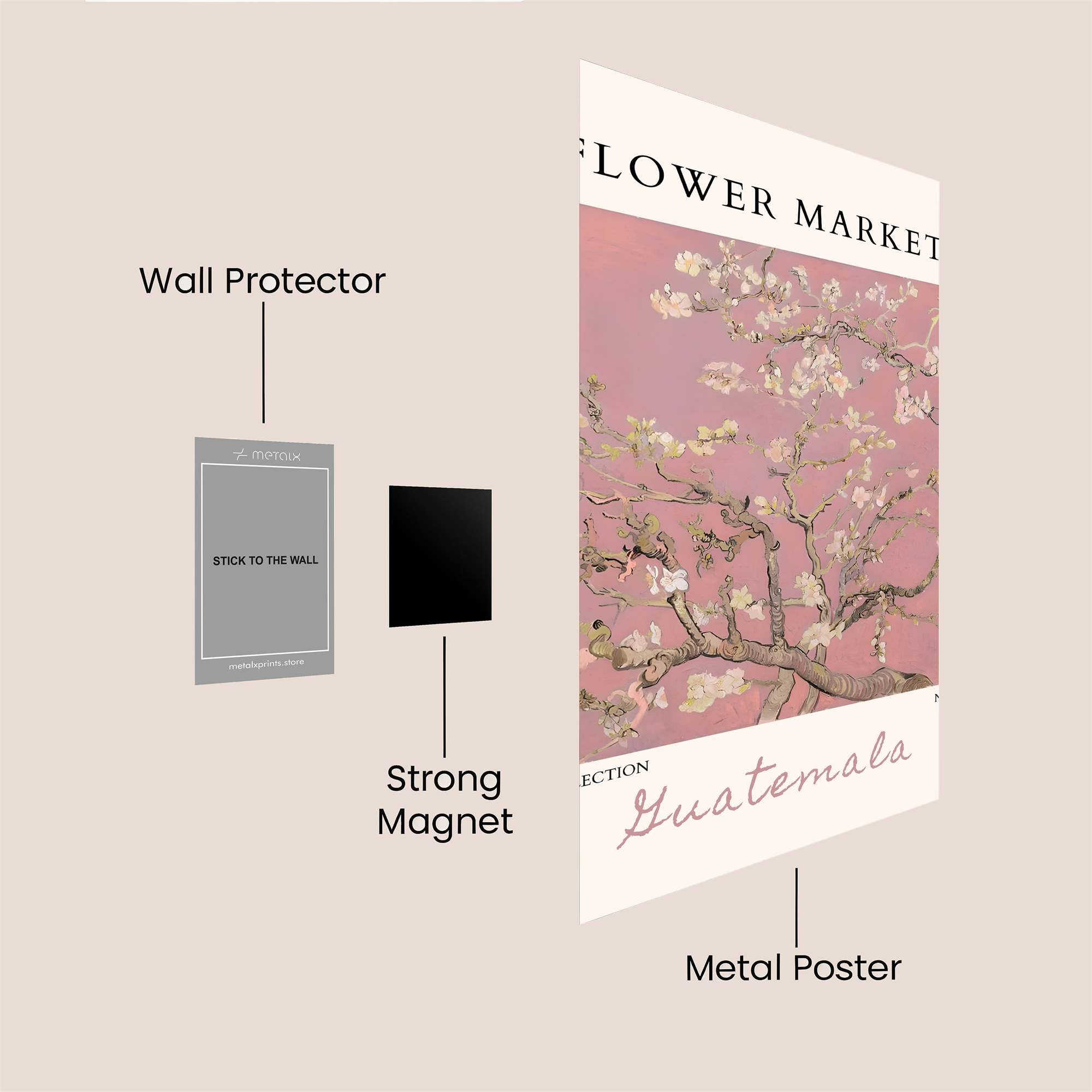 Blossom Serenity Safe Wall Magnetic / M