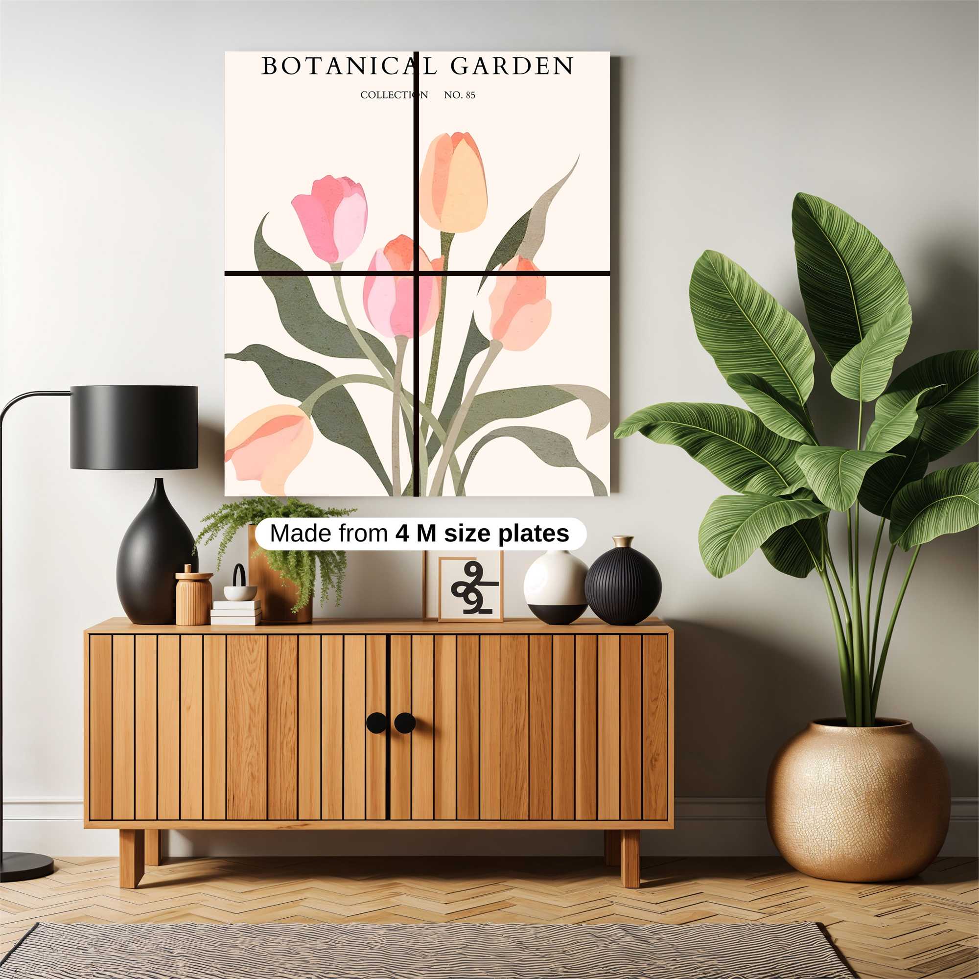Tulip Tranquility Safe Wall Magnetic / M