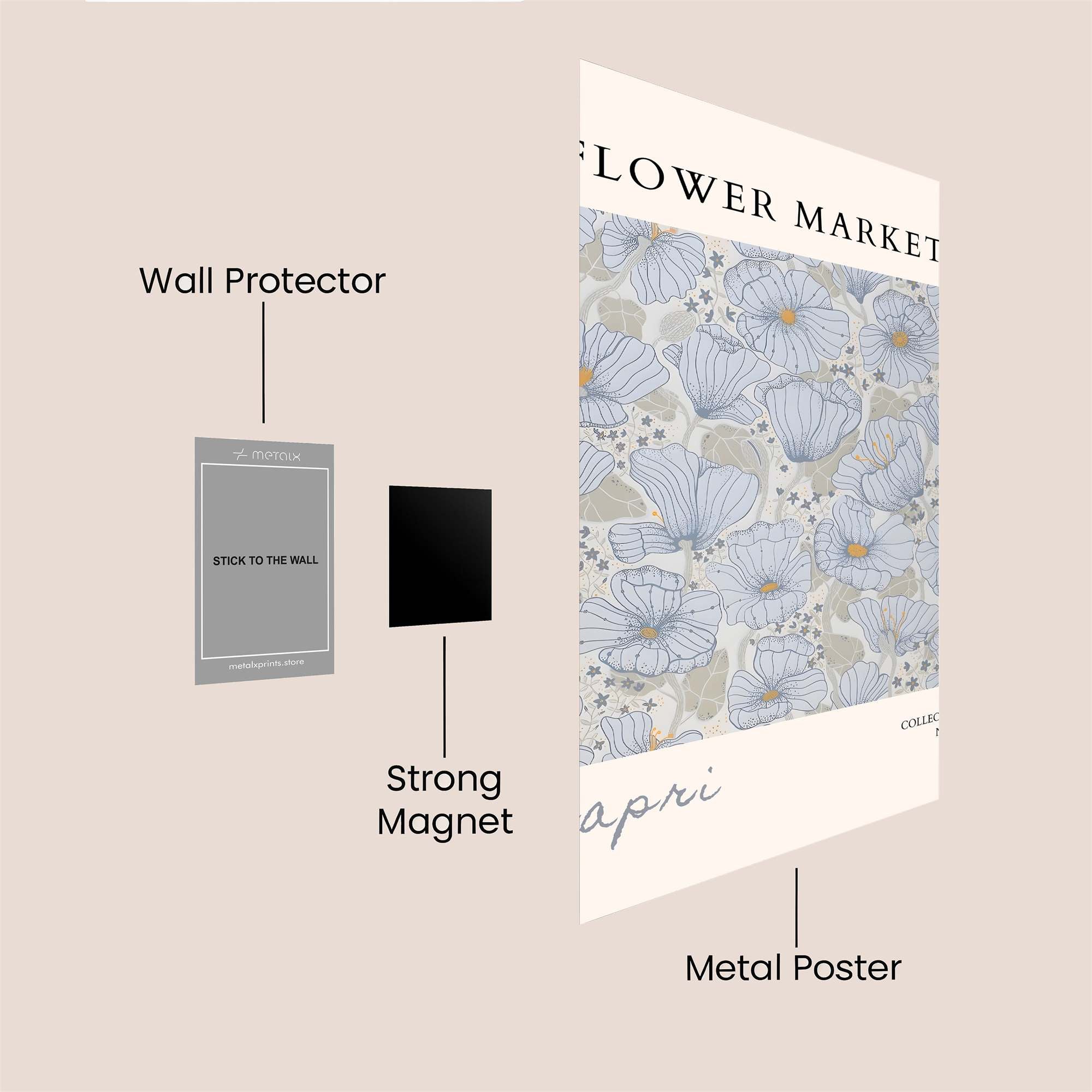 Capri Whimsy Safe Wall Magnetic / M