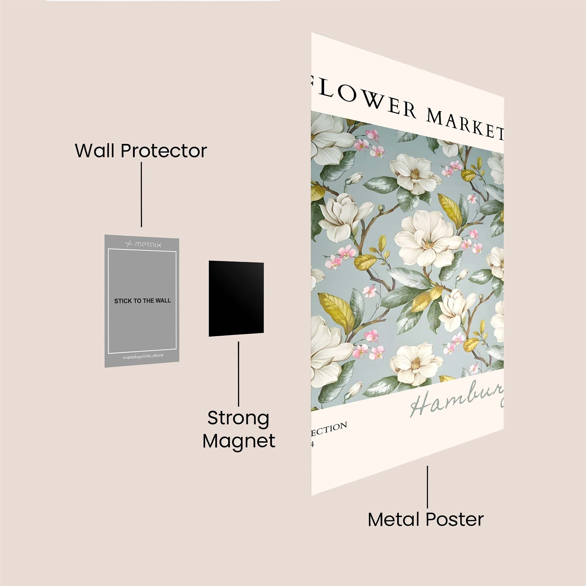 Magnolia Dream Safe Wall Magnetic / M