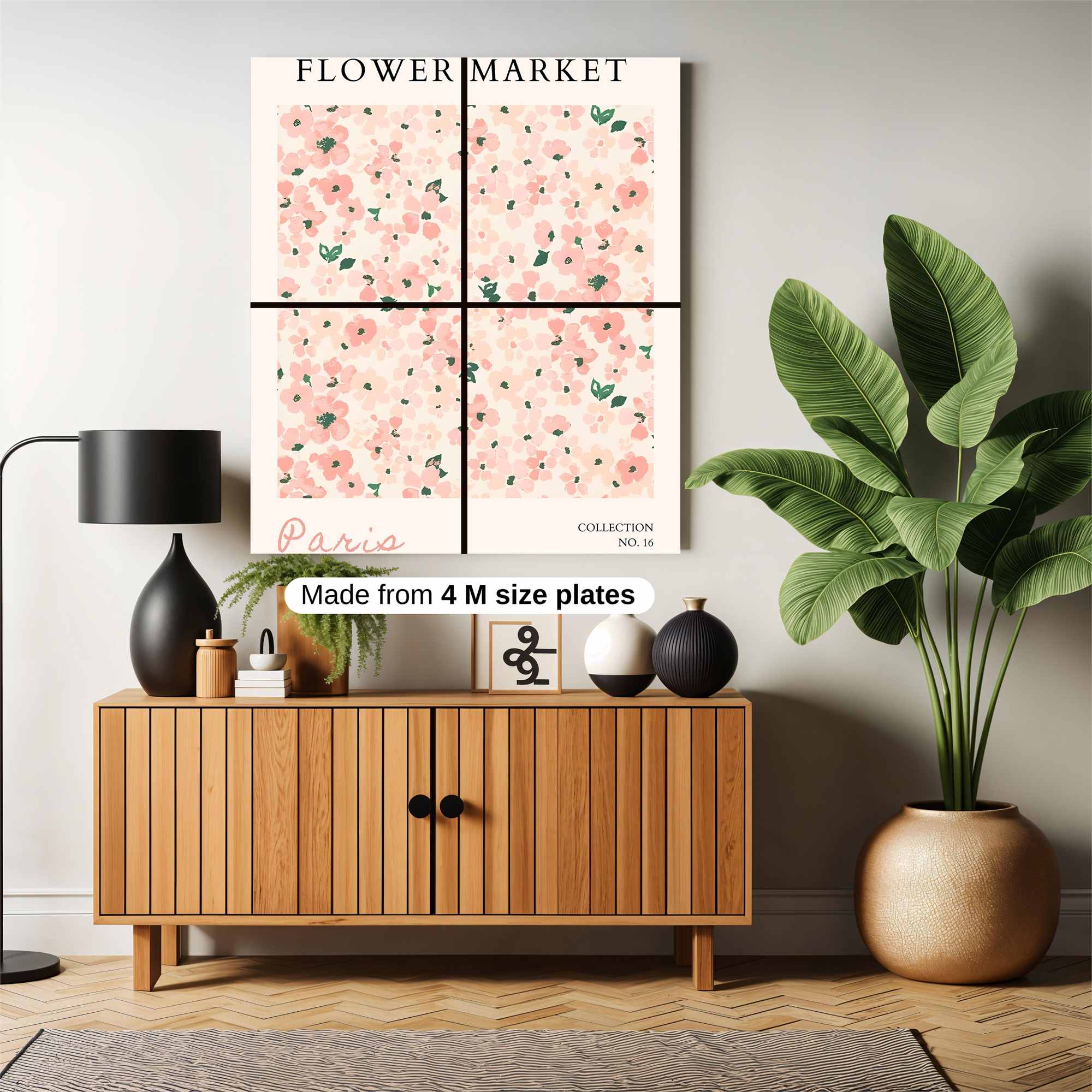 Paris Blossom Safe Wall Magnetic / M