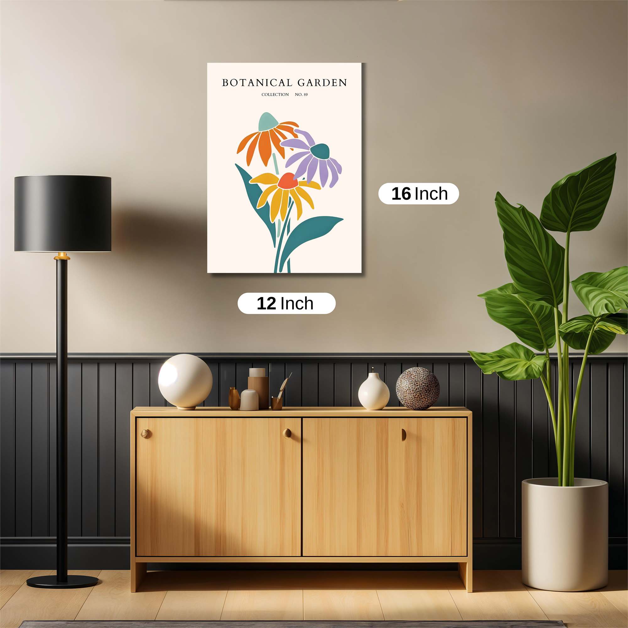 Floral Harmony Safe Wall Magnetic / M