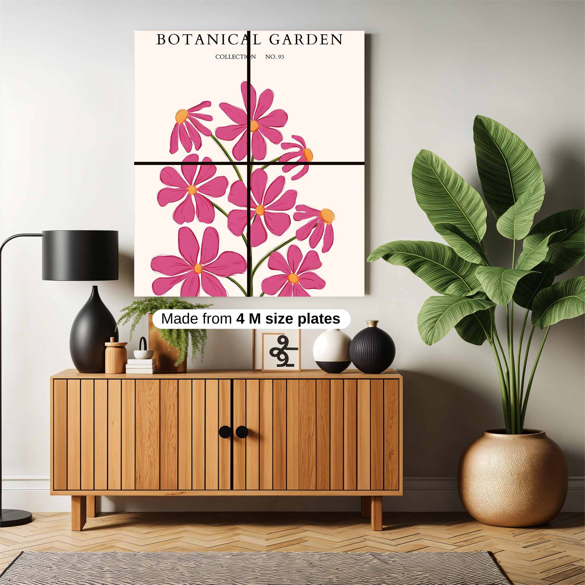 Garden Whimsy Safe Wall Magnetic / M