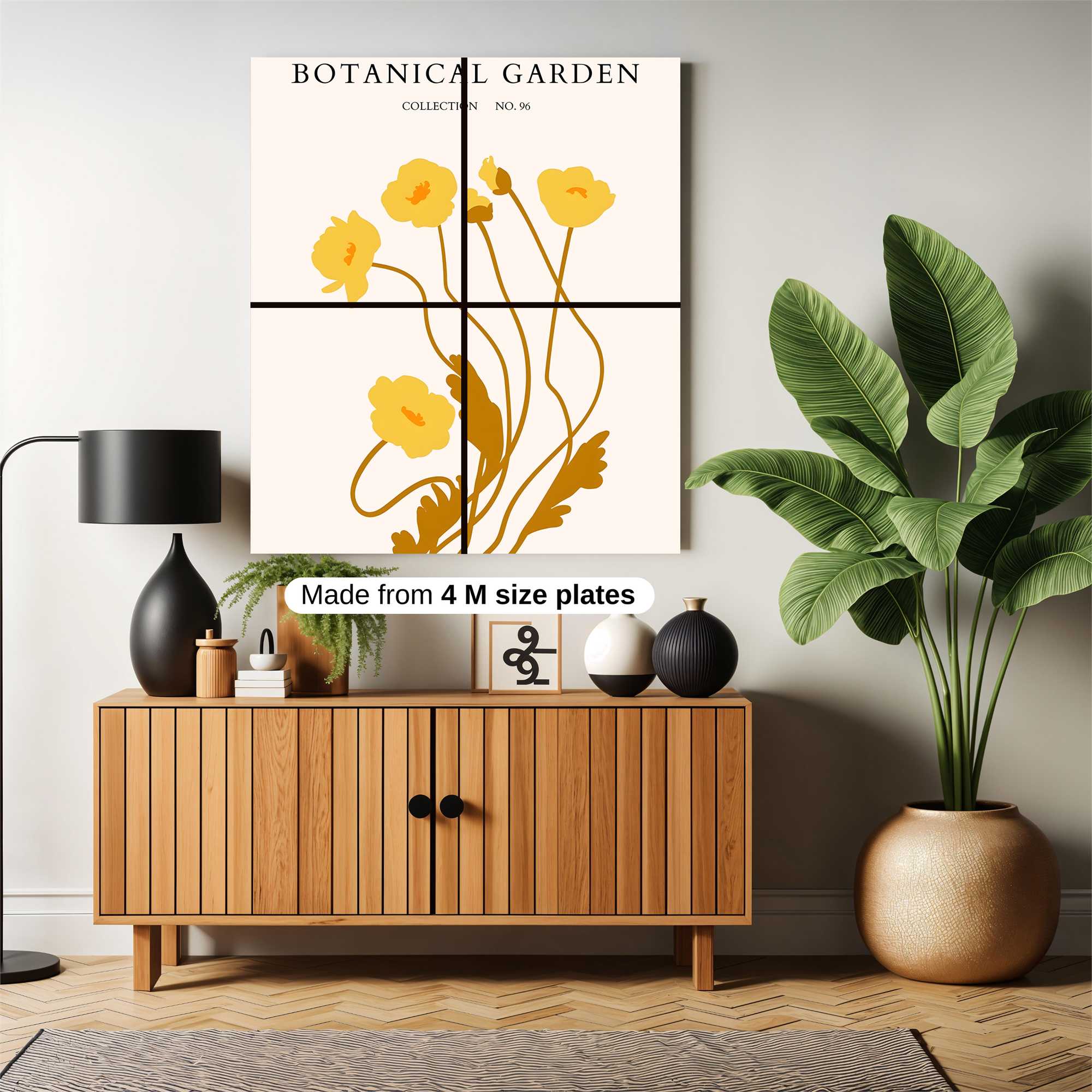 Botanical Bliss Safe Wall Magnetic / M
