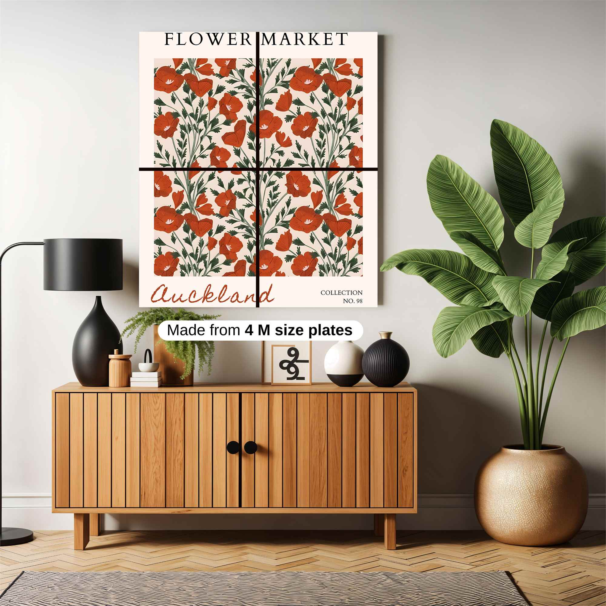 Auckland Vibrant Safe Wall Magnetic / M