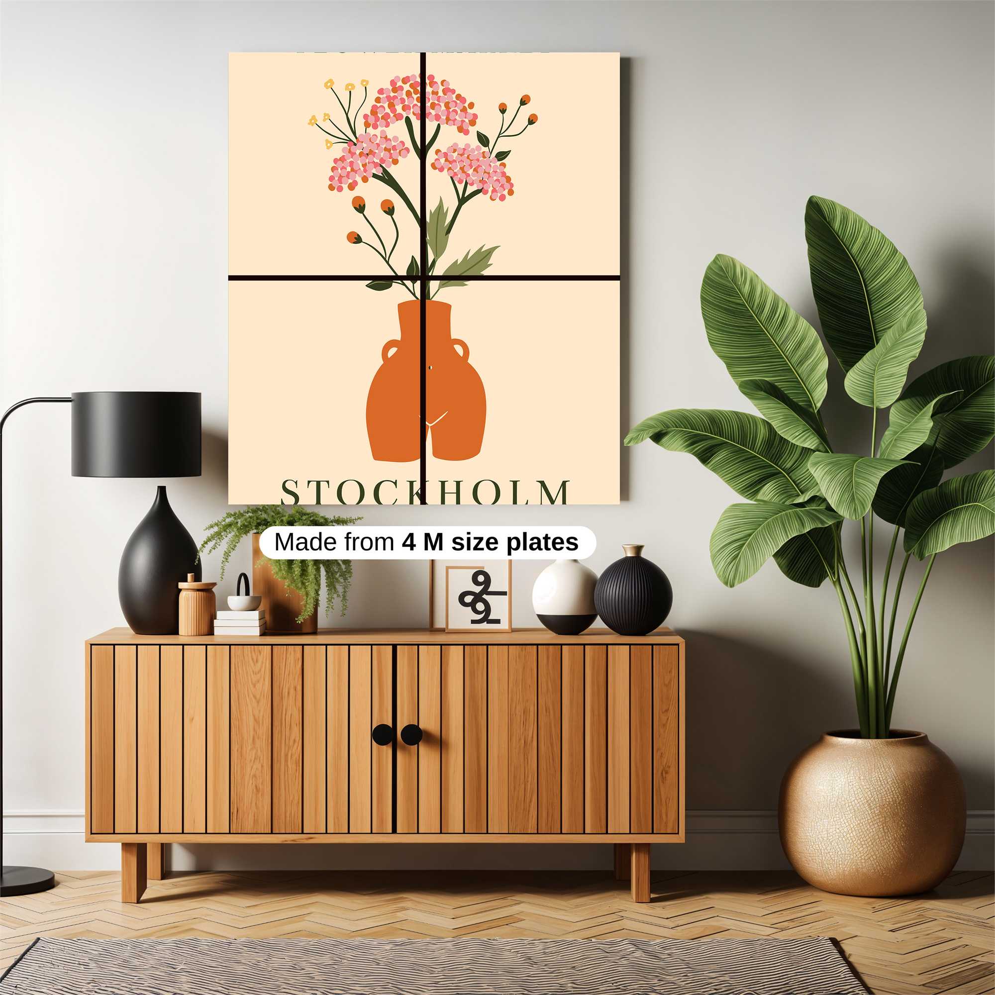 Flower Bliss Safe Wall Magnetic / M