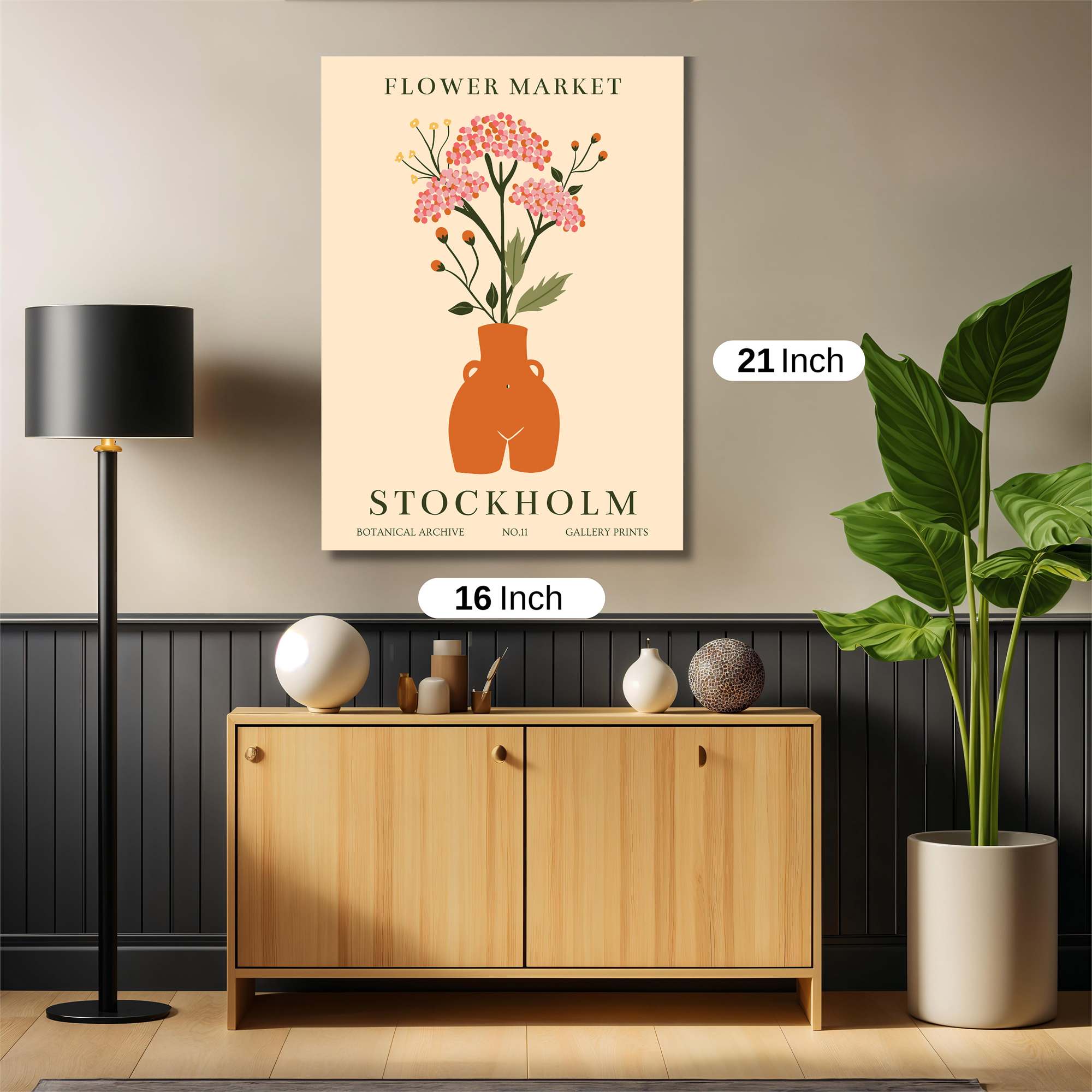 Flower Bliss Safe Wall Magnetic / M