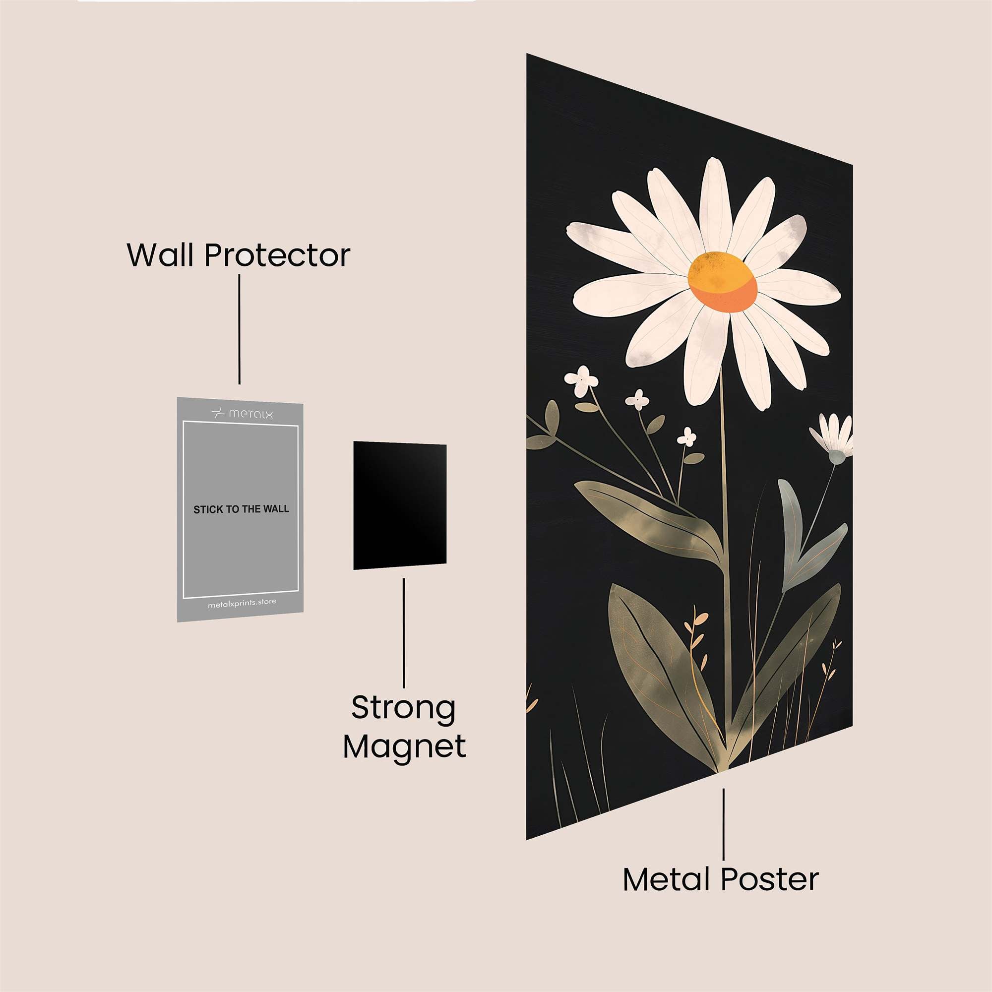 Daisy Dream Safe Wall Magnetic / M