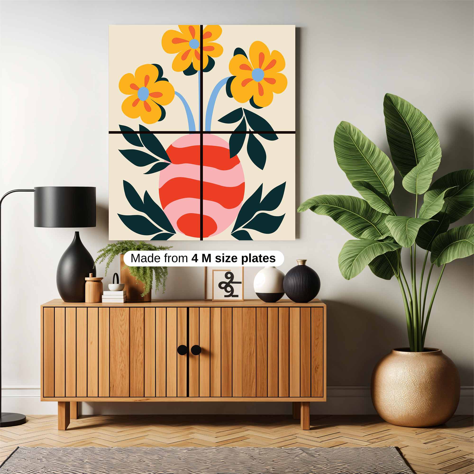 Floral Joy Safe Wall Magnetic / M