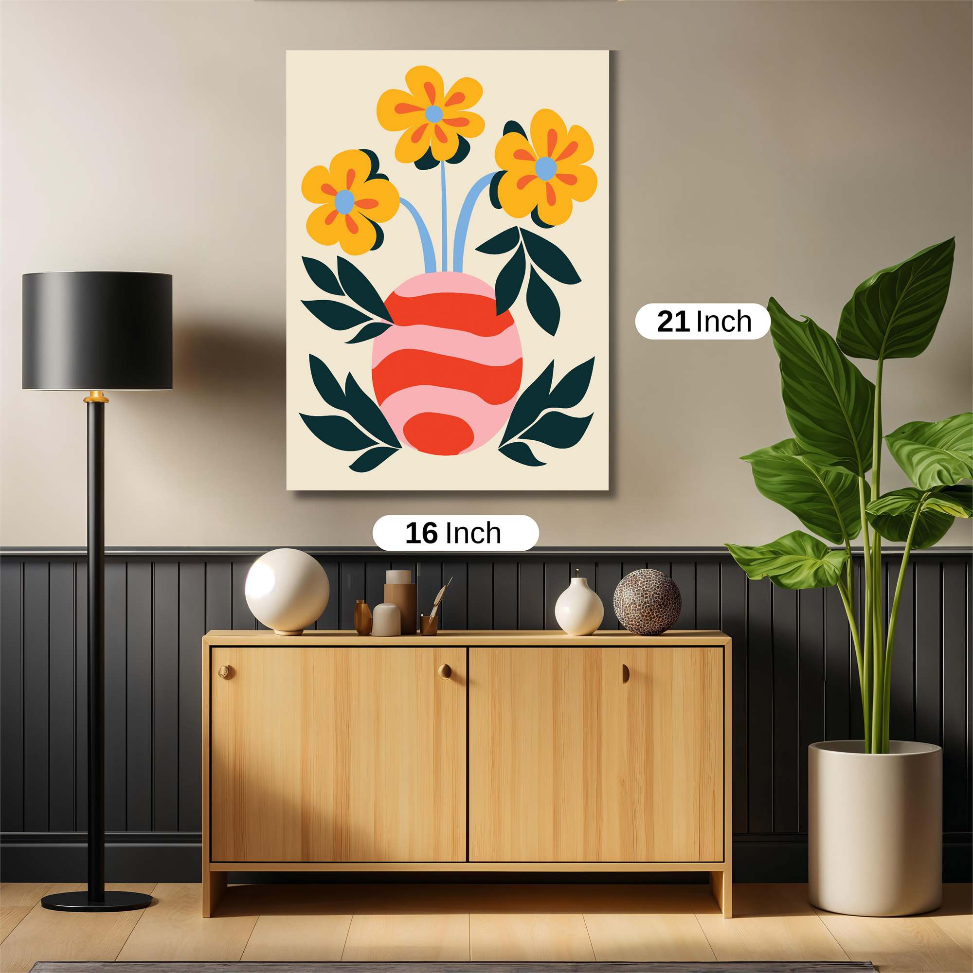 Floral Joy Safe Wall Magnetic / M