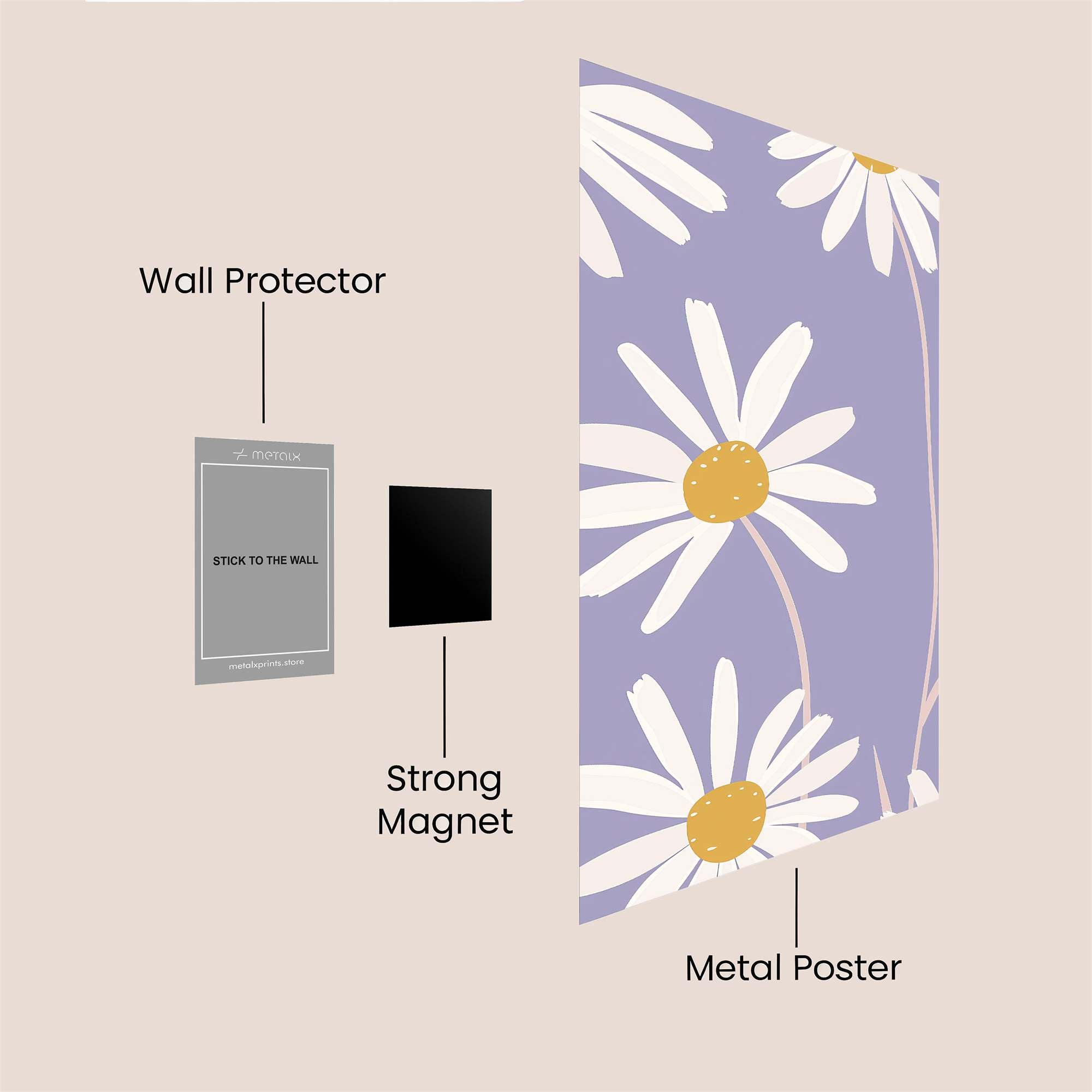 Daisy Dream Safe Wall Magnetic / M