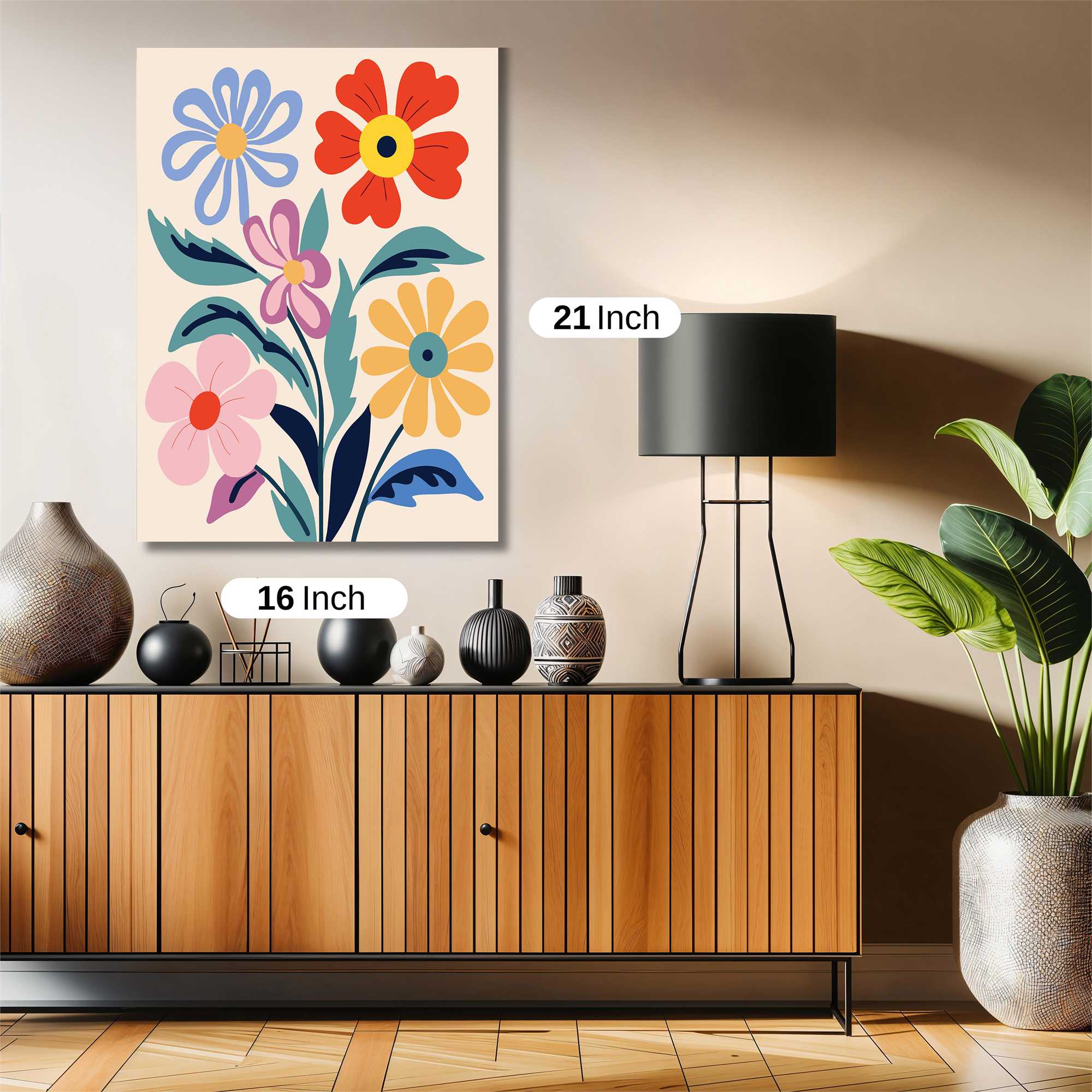 Floral Fiesta Safe Wall Magnetic / M