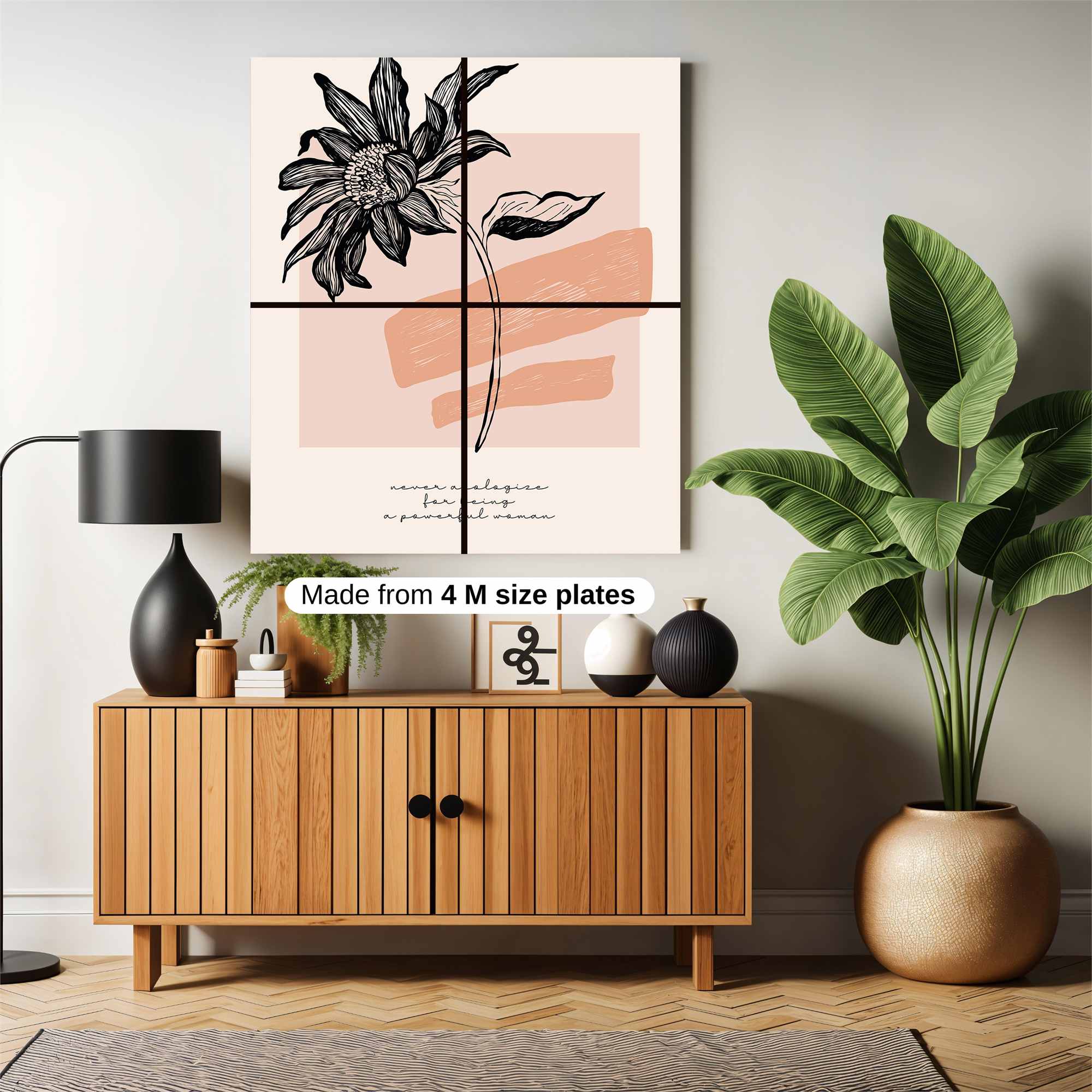 Sunflower Serenity Safe Wall Magnetic / M