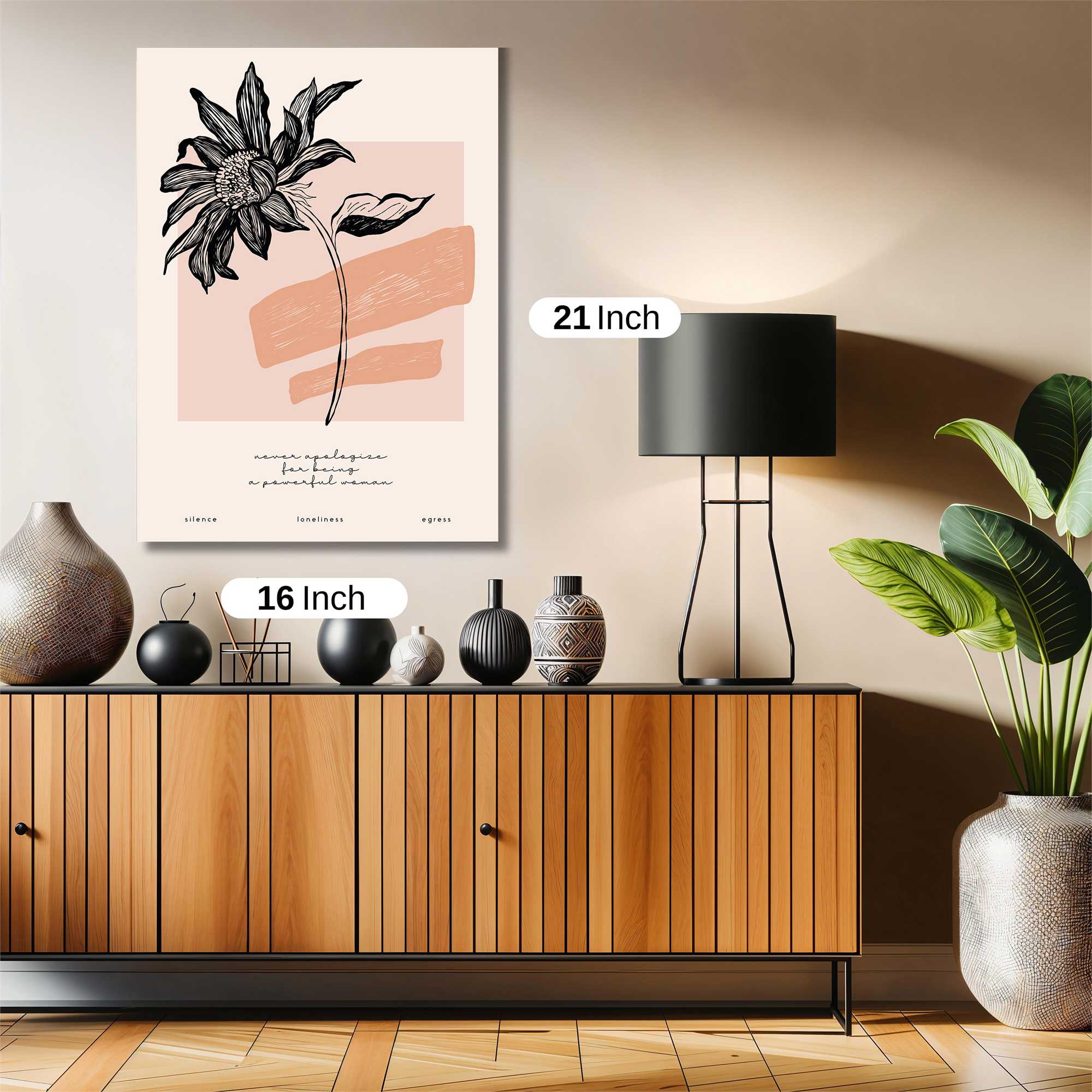 Sunflower Serenity Safe Wall Magnetic / M