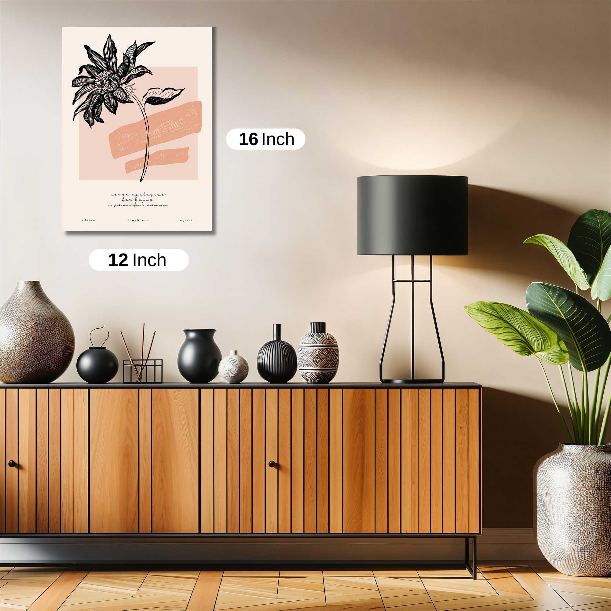 Sunflower Serenity Safe Wall Magnetic / M