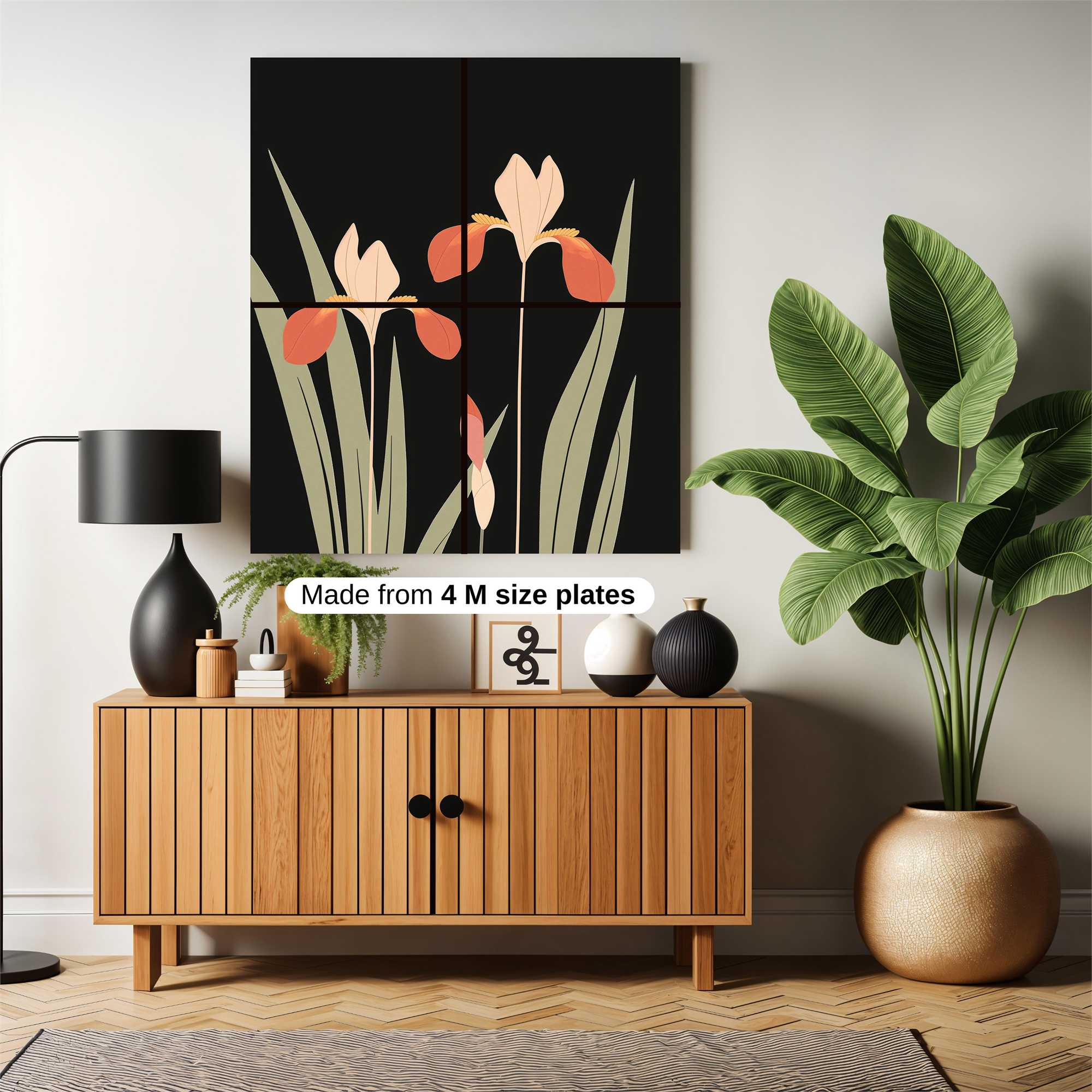 Irises Elegant Safe Wall Magnetic / M