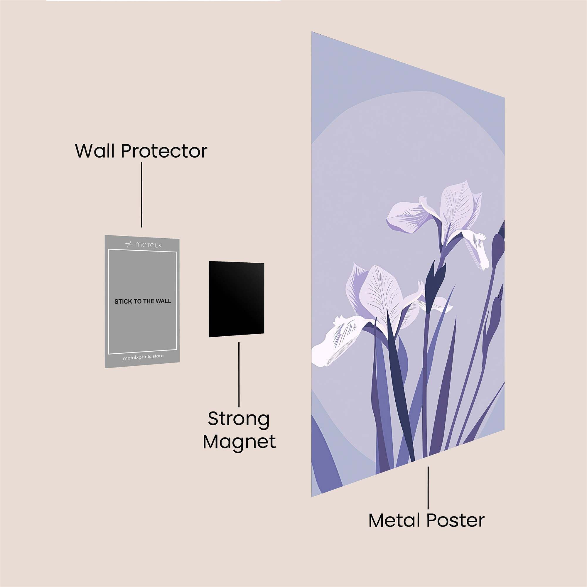 Iris Serenity Safe Wall Magnetic / M