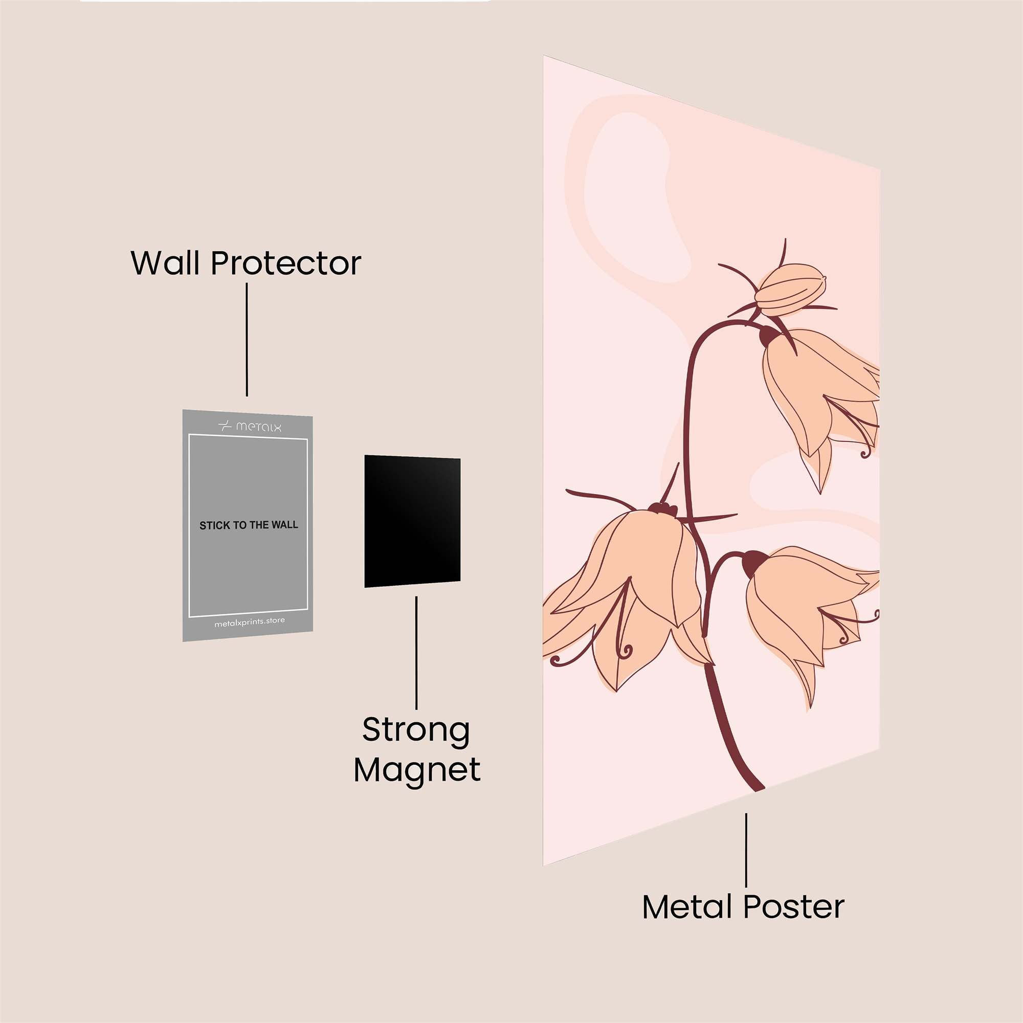 Lily Serenity Safe Wall Magnetic / M