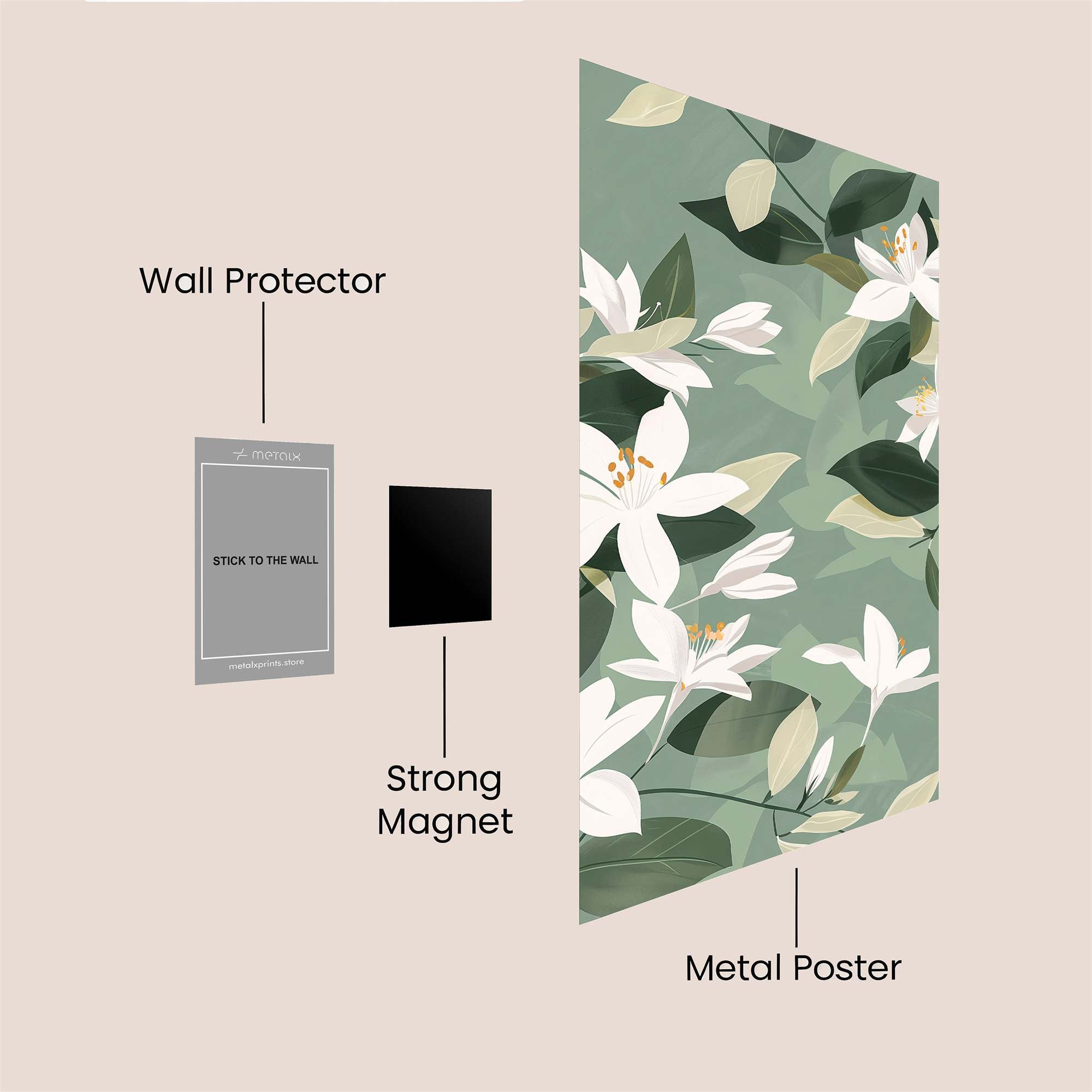 OrangeBlossom Serenity Safe Wall Magnetic / M
