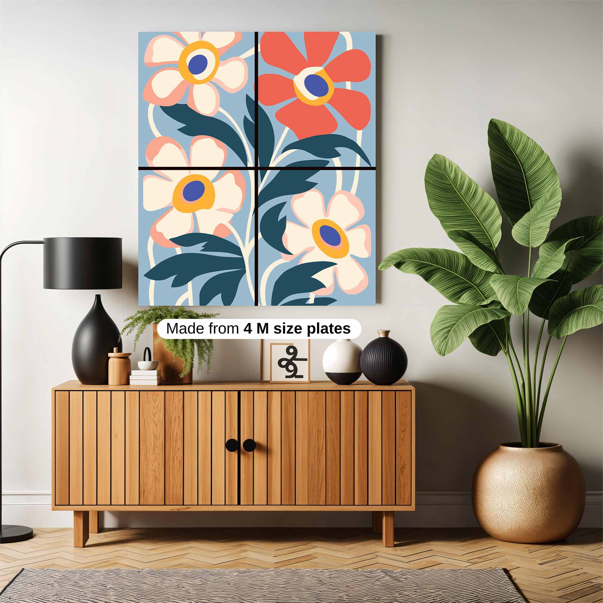 Floral Joy Safe Wall Magnetic / M