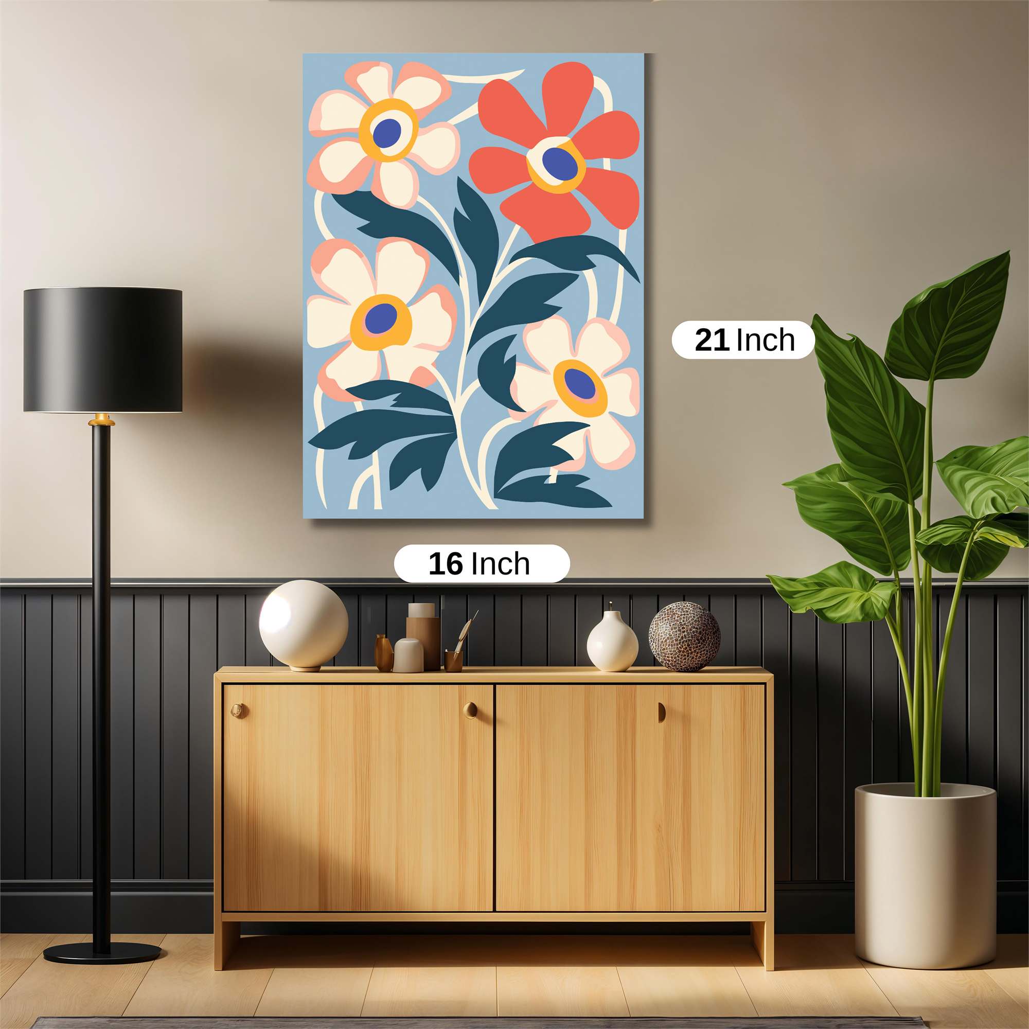 Floral Joy Safe Wall Magnetic / M