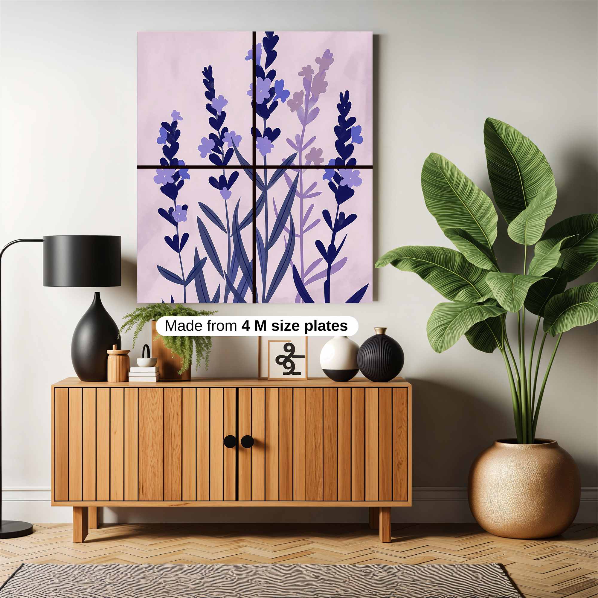 Lavender Serenity Safe Wall Magnetic / M